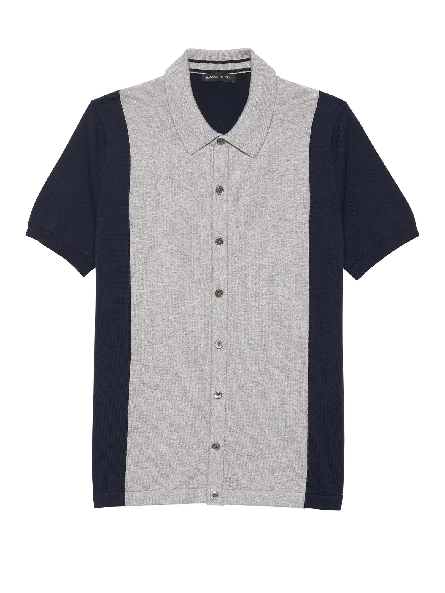 banana republic sweater polo
