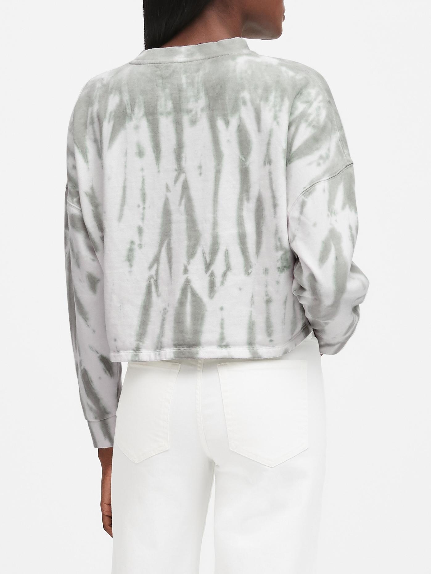 banana republic tie dye sweatshirt