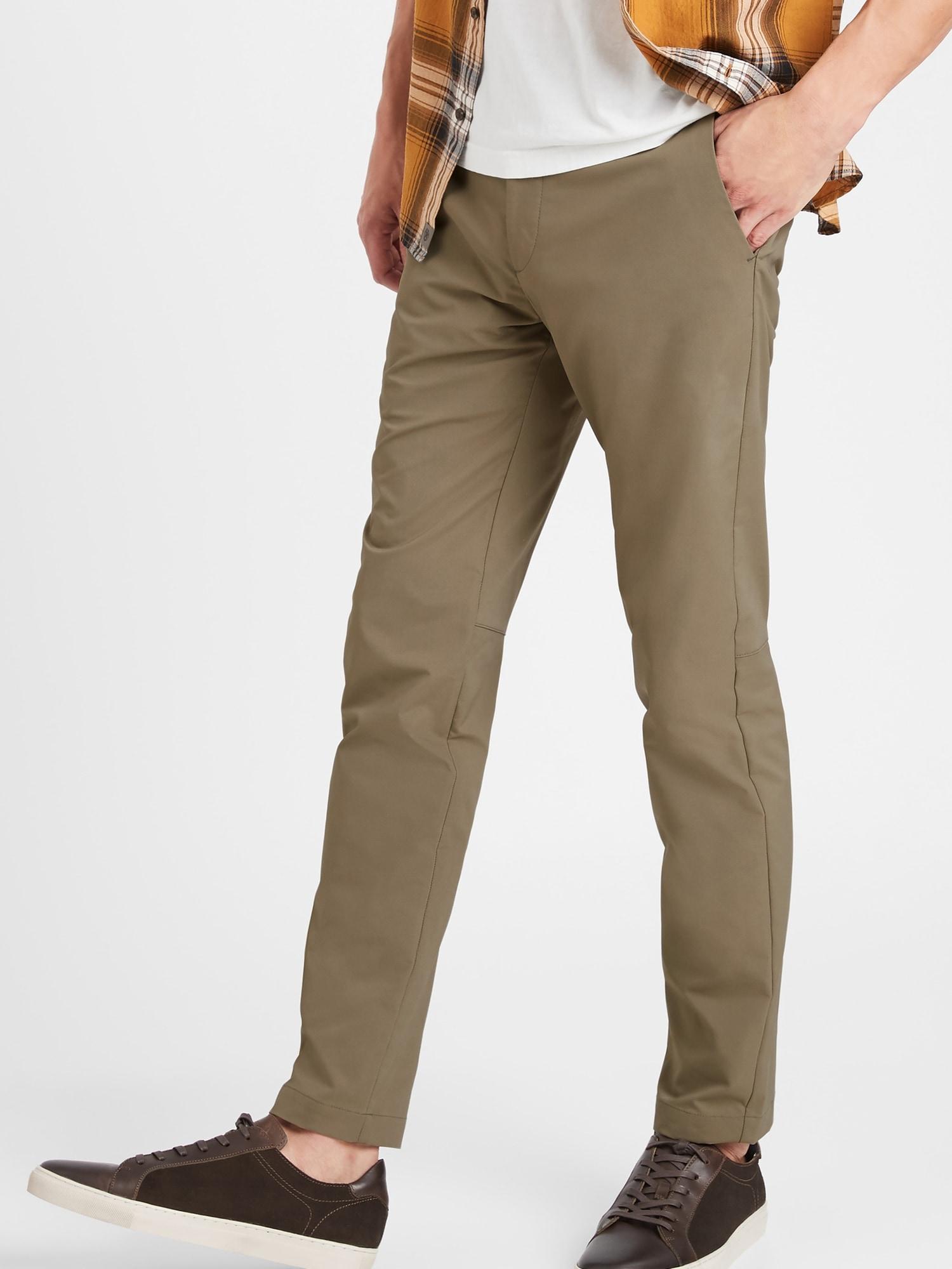 Synthetic Slim City Pant for Men 