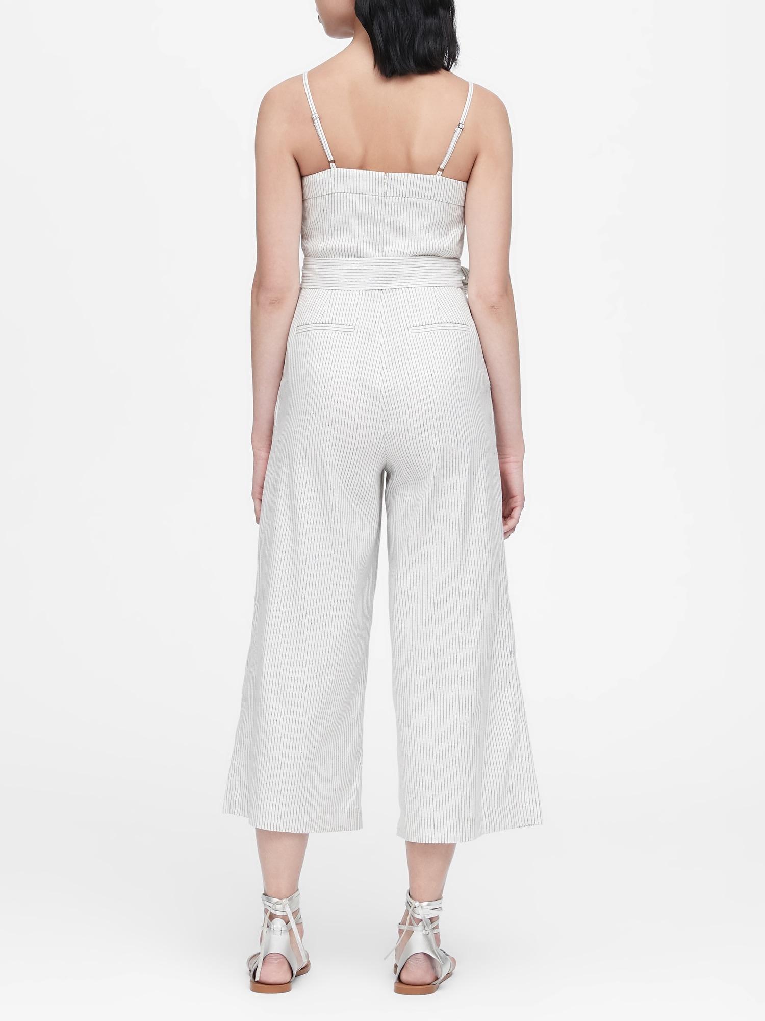 Banana Republic Stripe Linen-cotton 