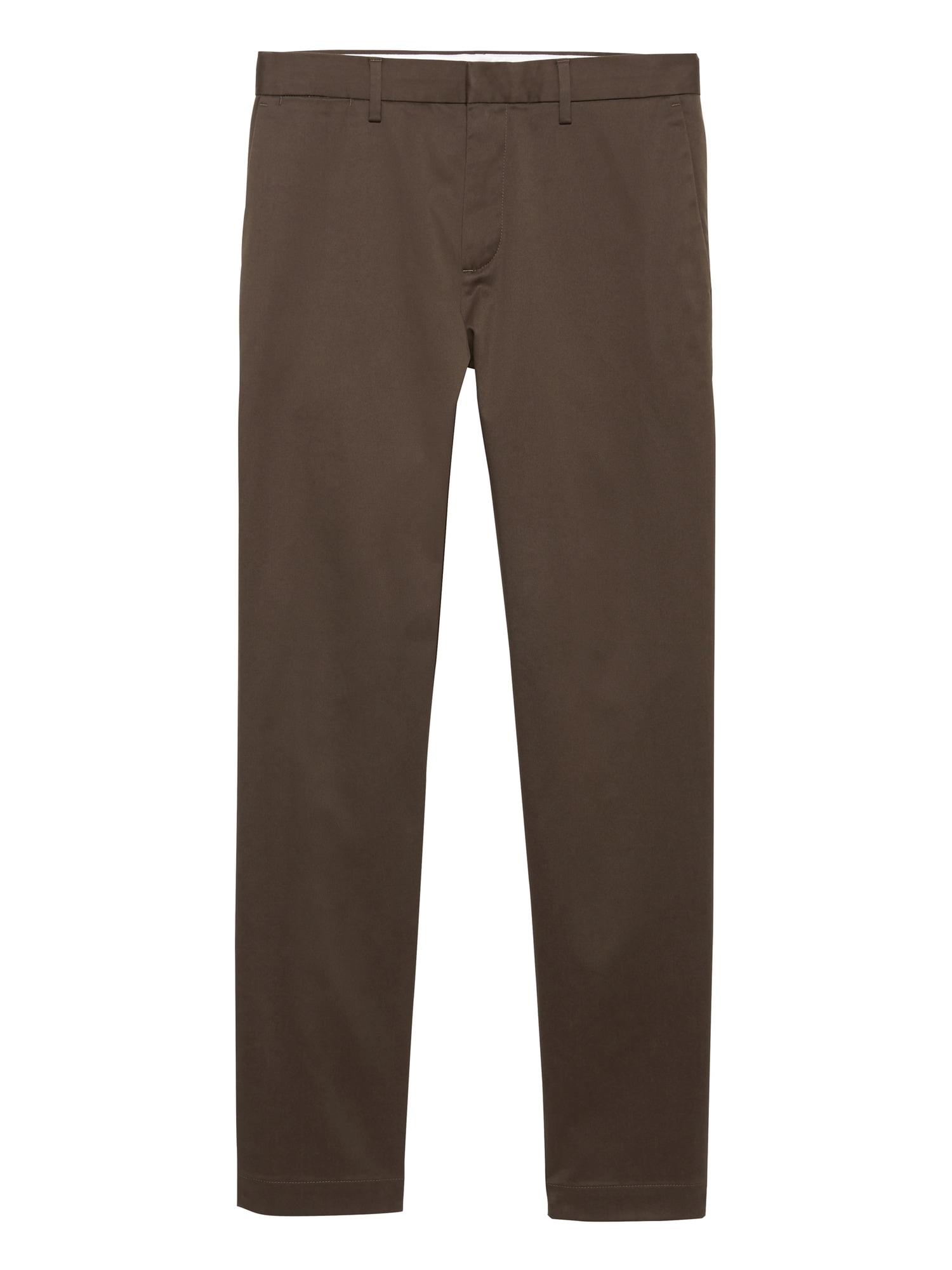 Banana Republic Aiden Slim Rapid Movement Chino Pant in Brown for Men - Lyst