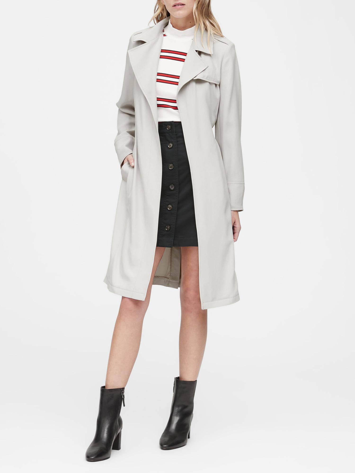banana republic petite winter coats