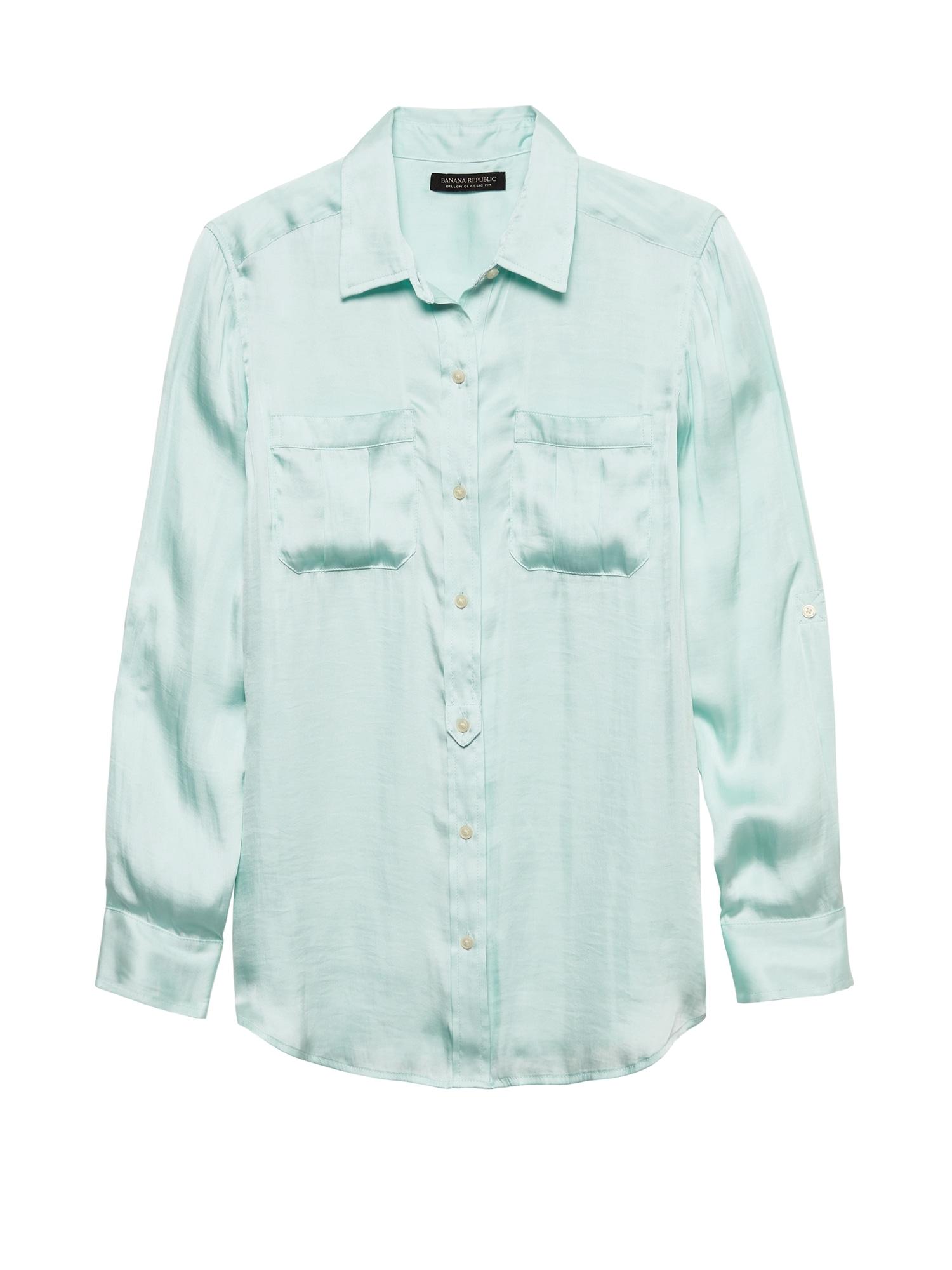 banana republic medium shirt measurements