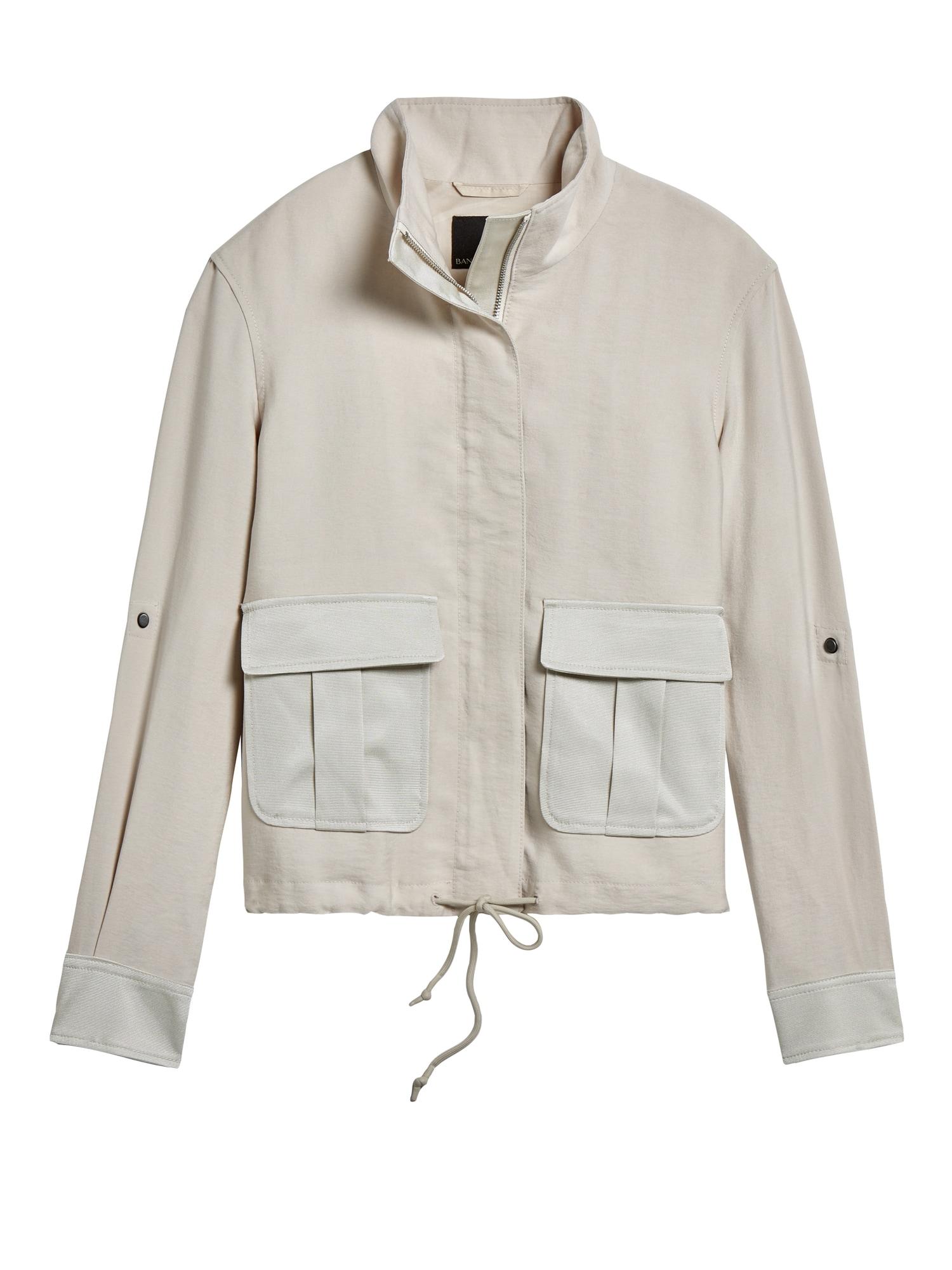 petite cargo jacket