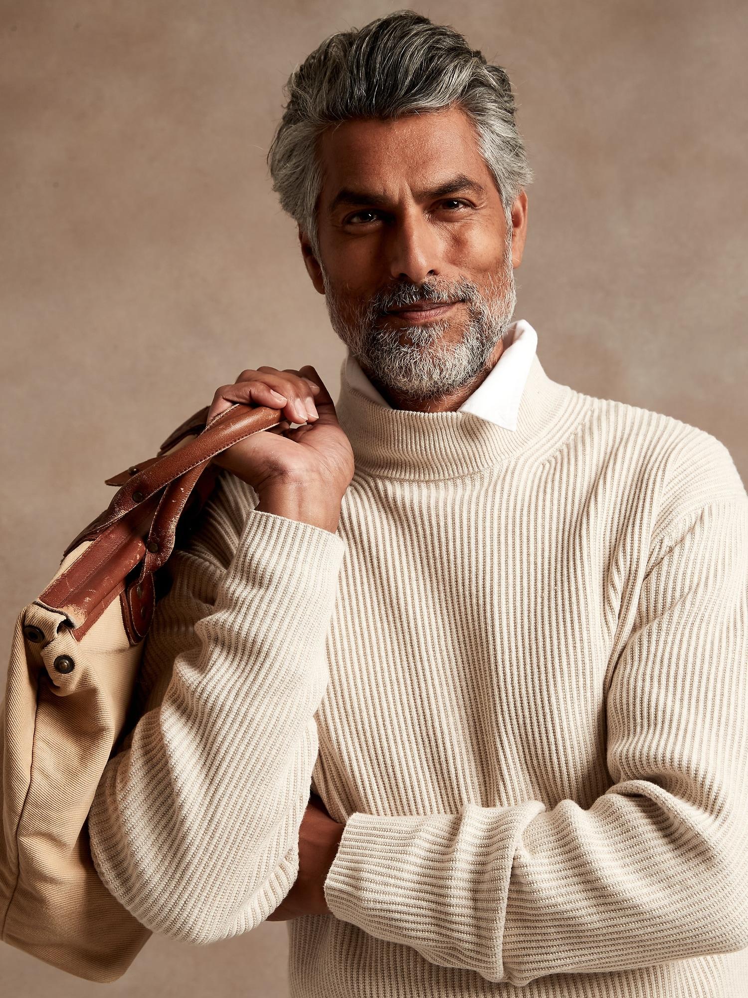 banana republic mock neck sweater 