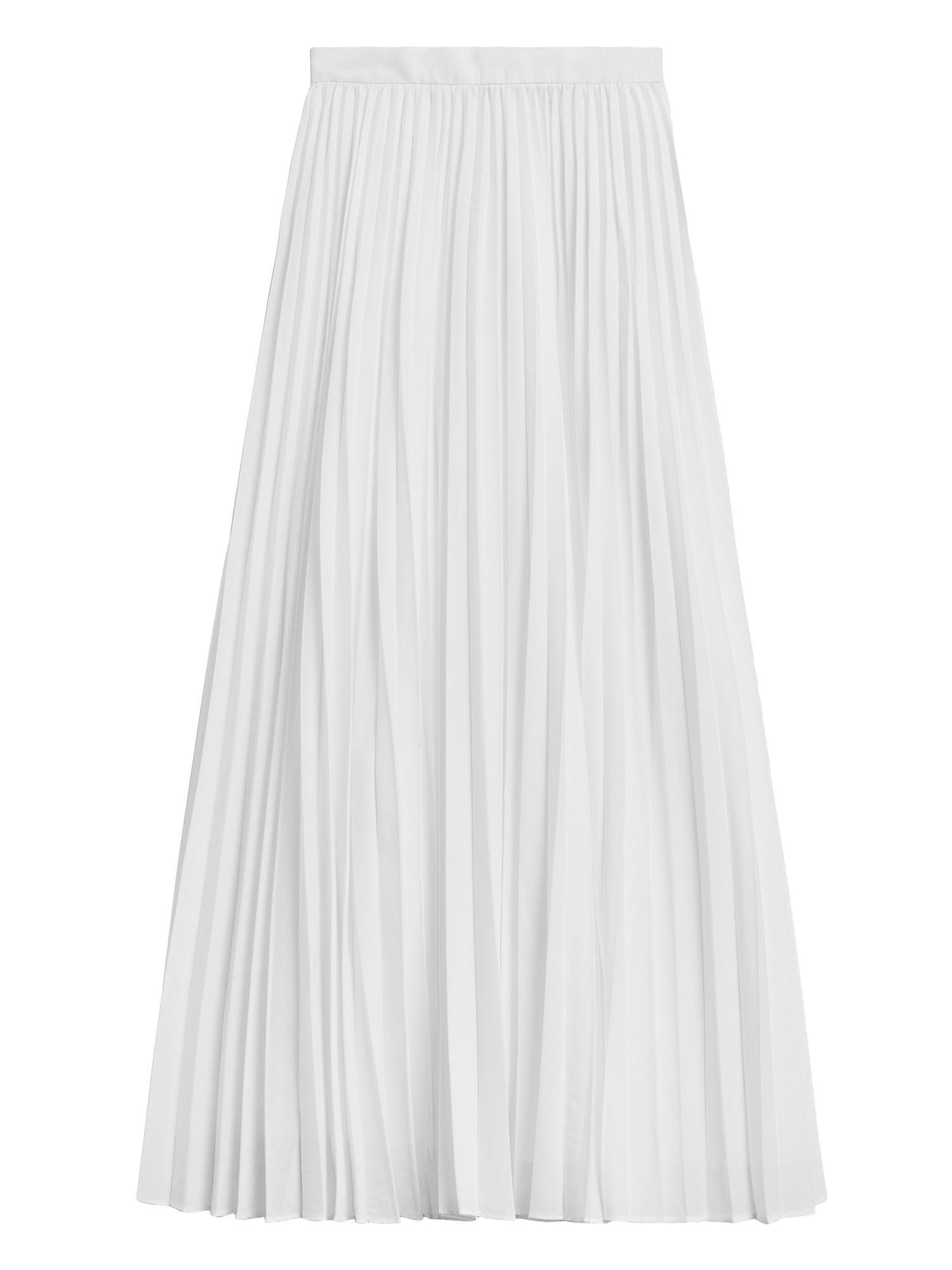 poplin maxi skirt