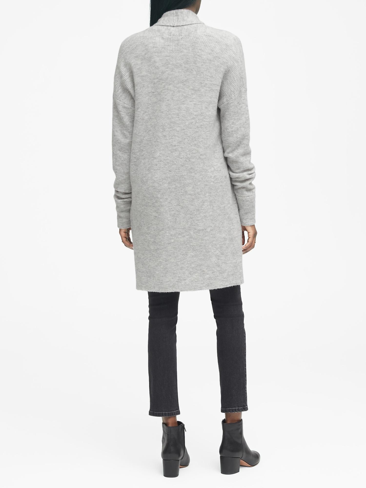 banana republic long cardigan