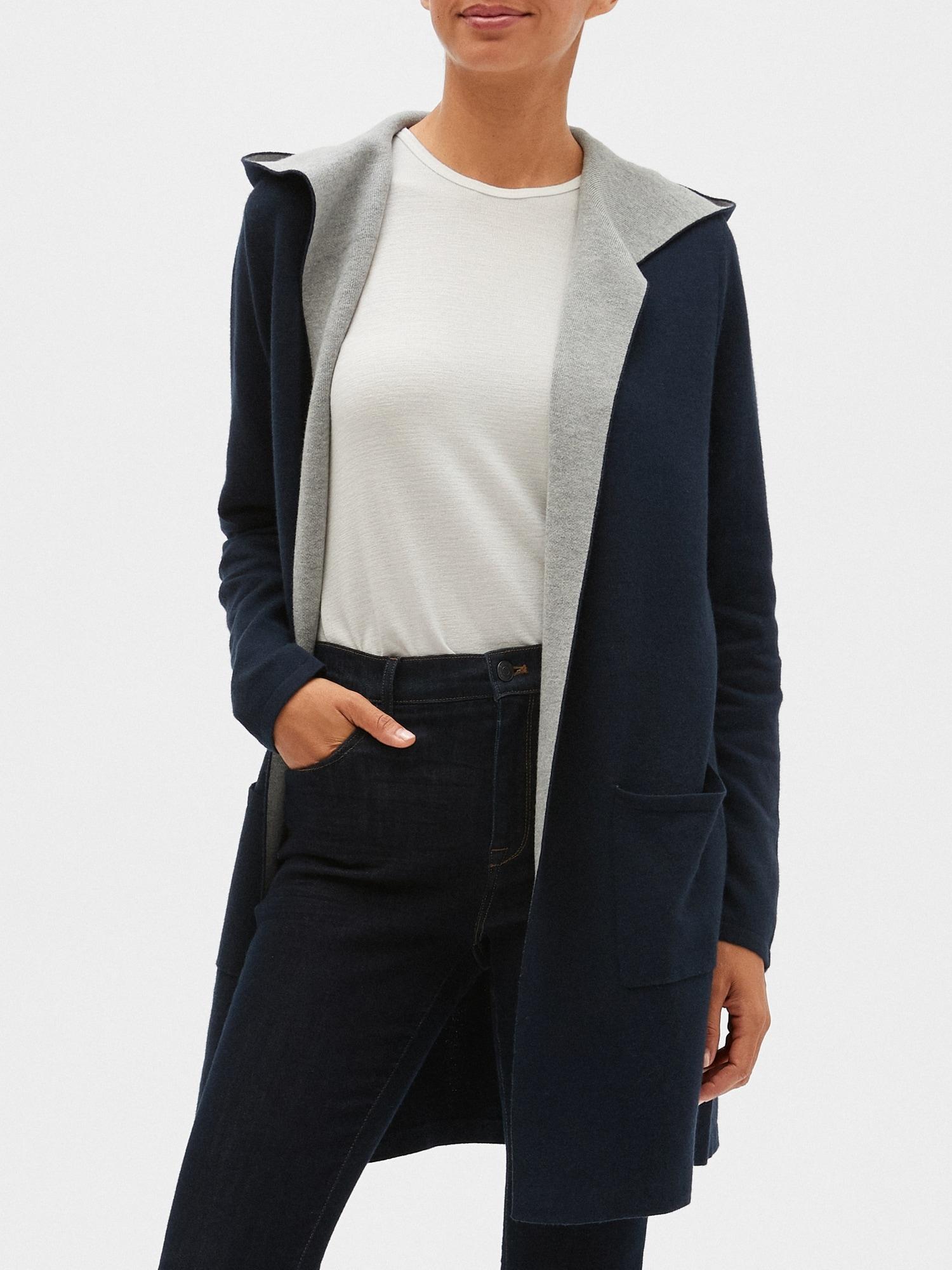 banana republic hooded sweater