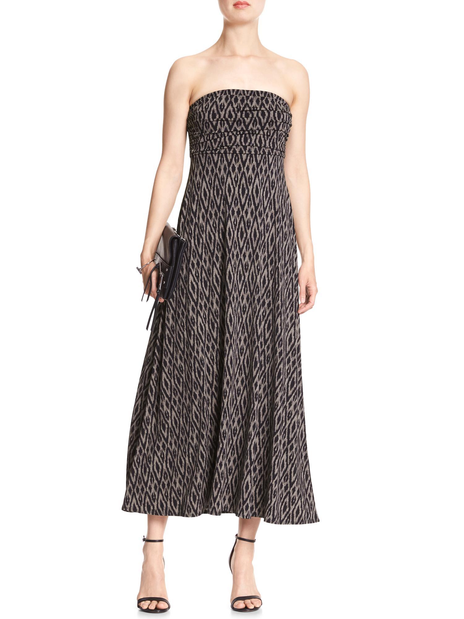 banana republic strapless dress