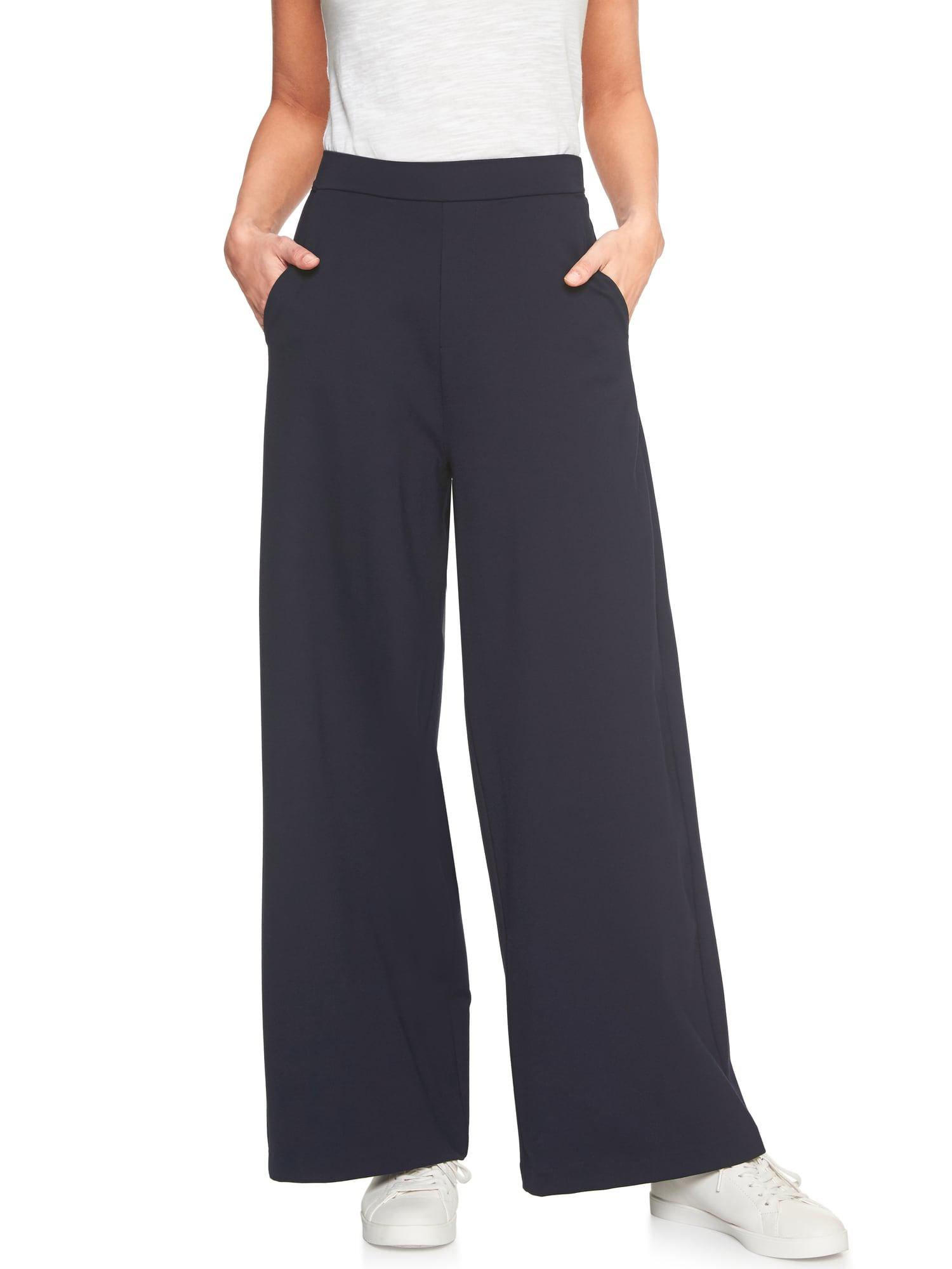 Wide leg ponte trousers Outlet