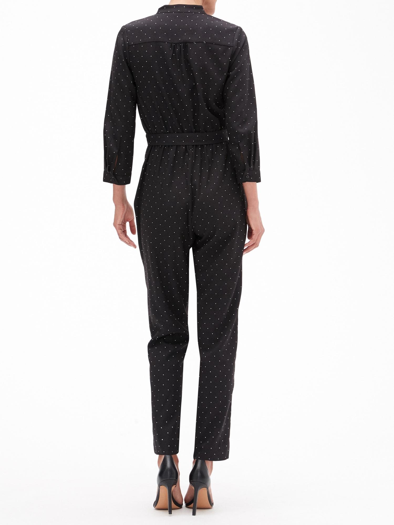 banana republic factory black jumpsuit