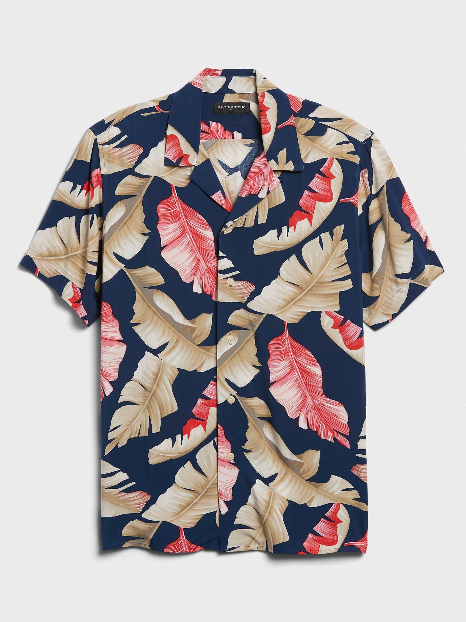 banana republic camp collar