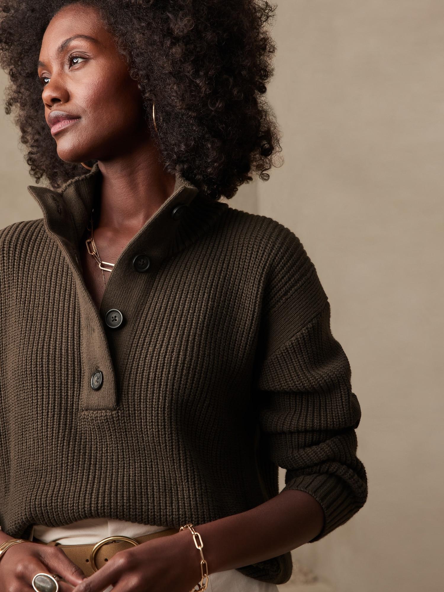 mock neck banana republic