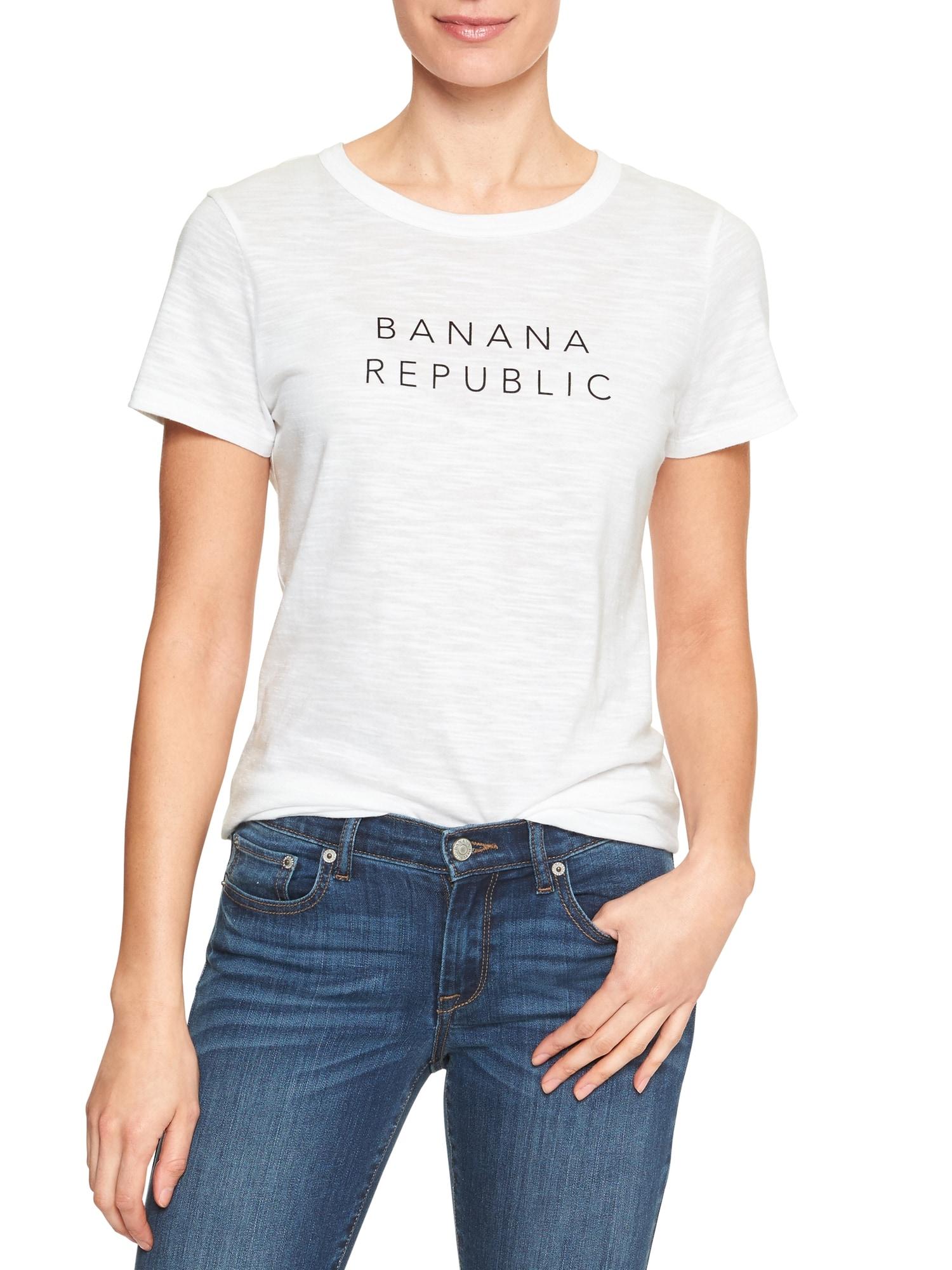 banana republic map t shirt
