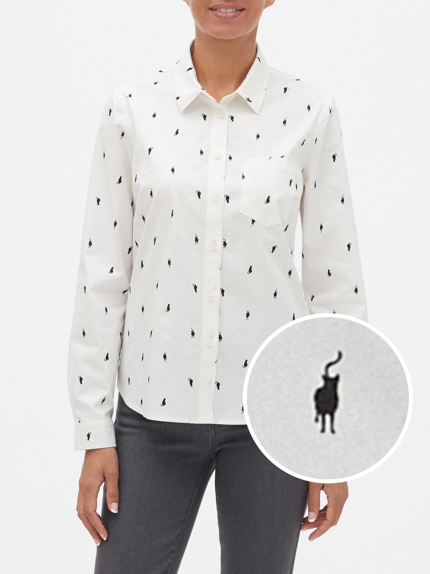 Banana Republic Factory Untucked Cat 