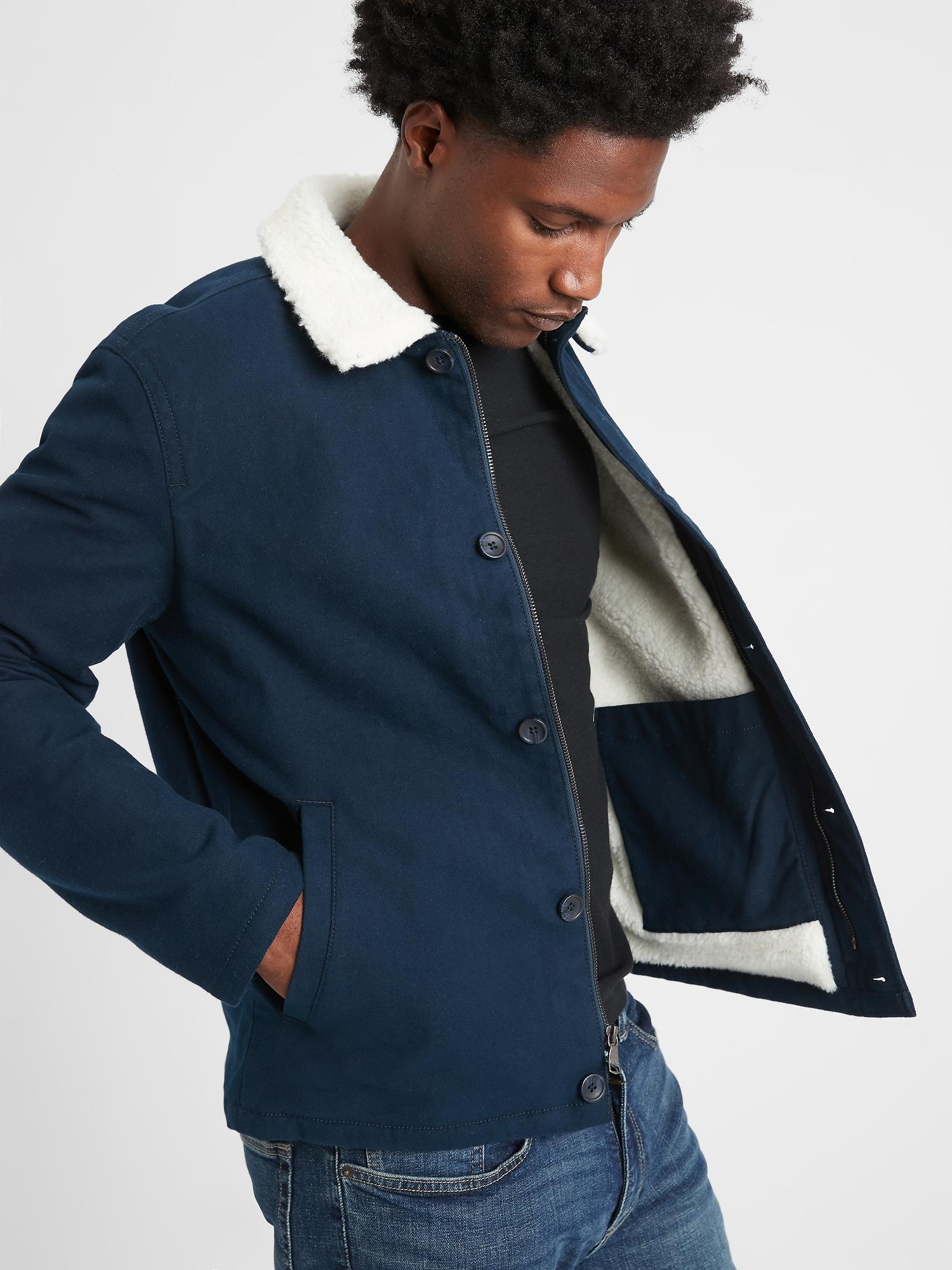 banana republic parka mens