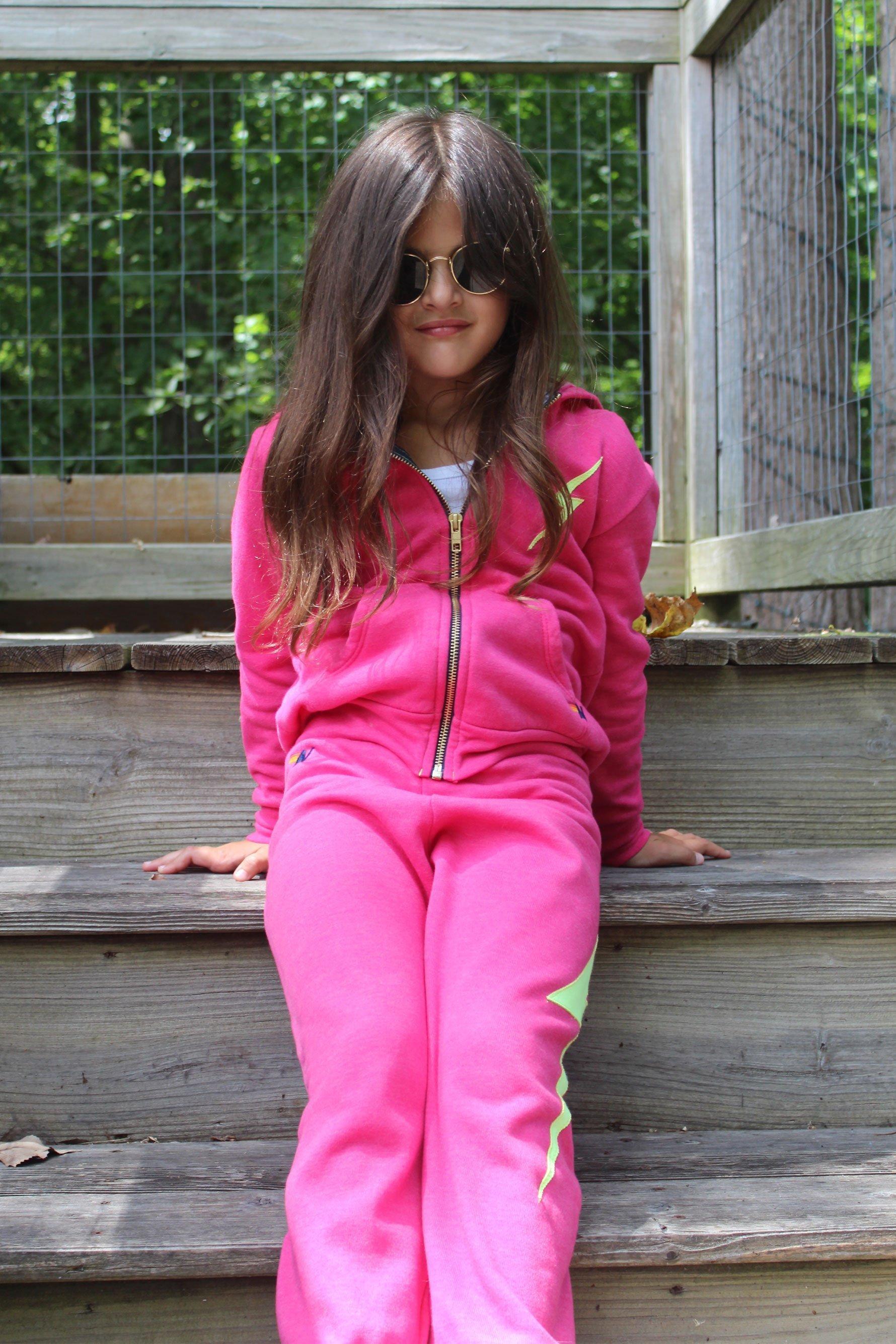 hyper pink hoodie