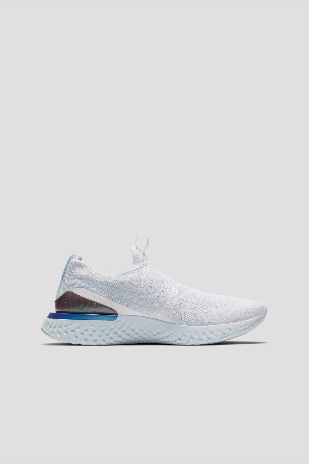 Nike Epic Phantom React Flyknit Running Shoes in White - Save 5% - Lyst