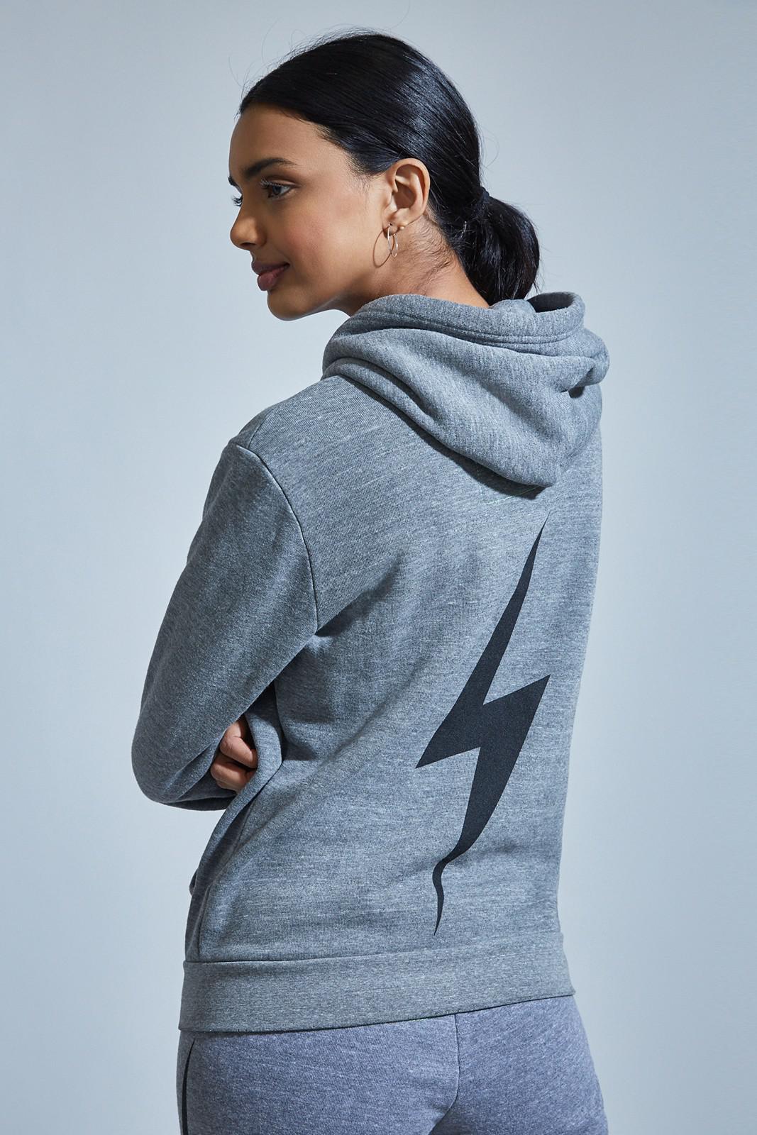 aviator nation grey hoodie