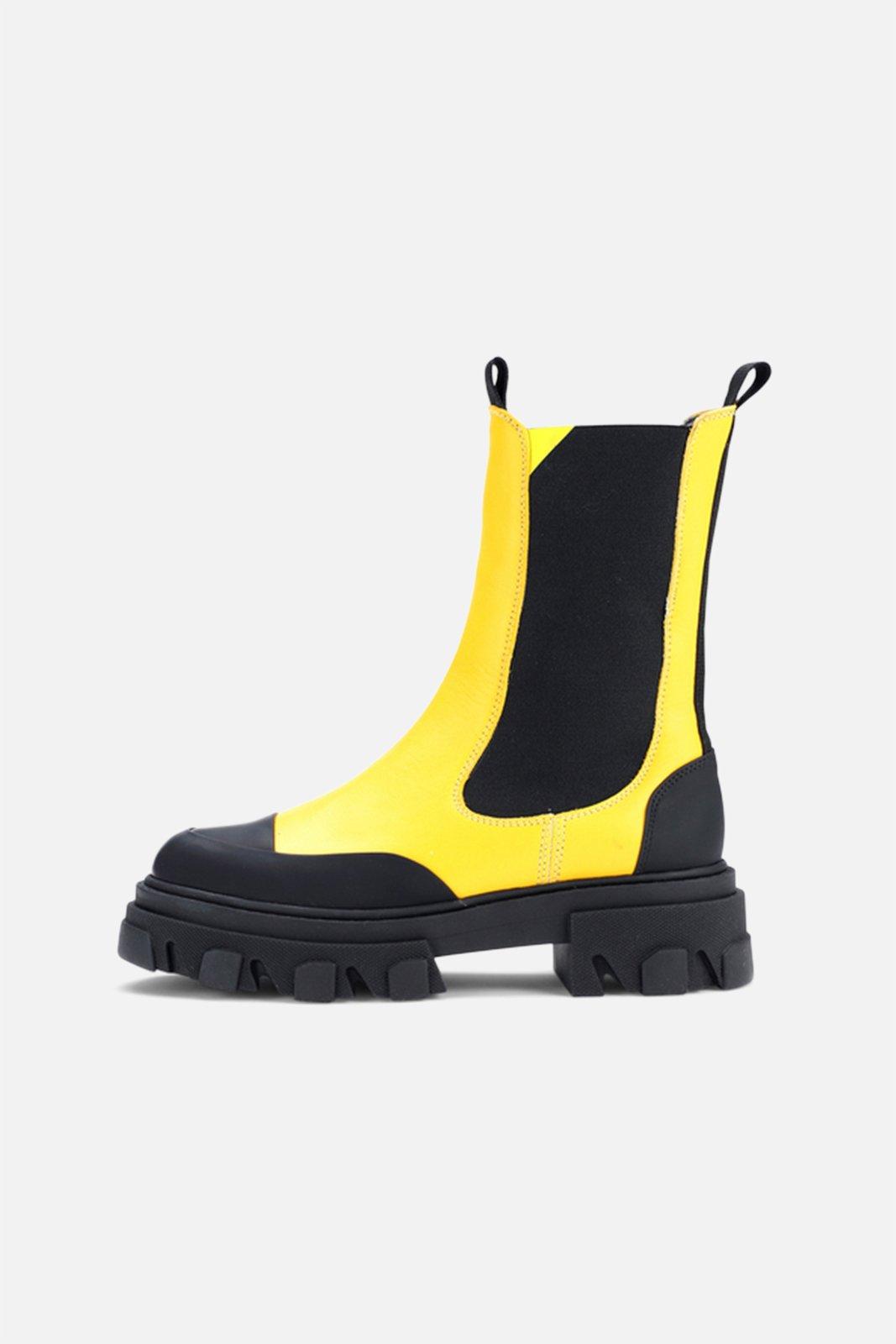 ganni midcalf boots