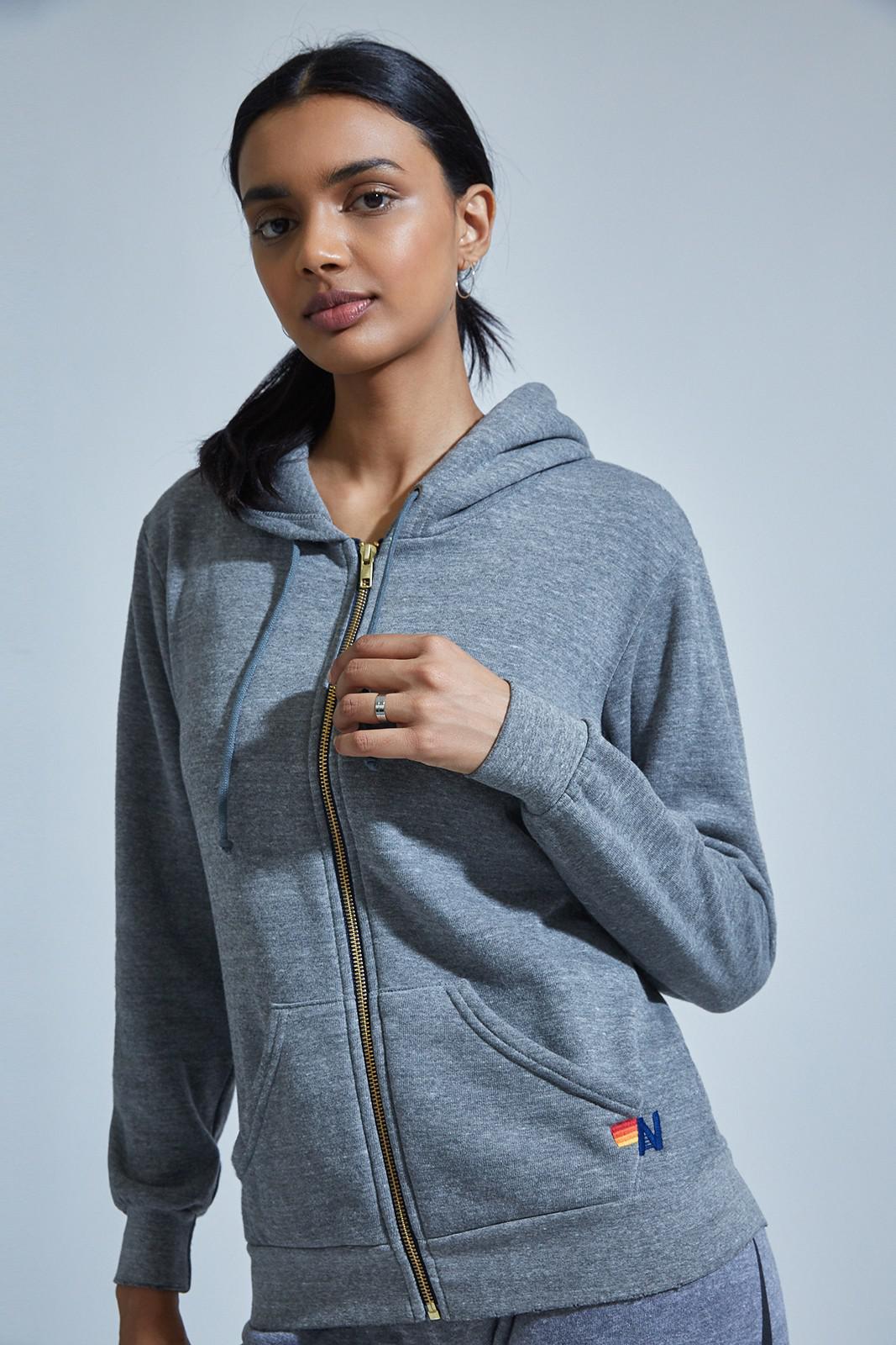 aviator nation grey hoodie