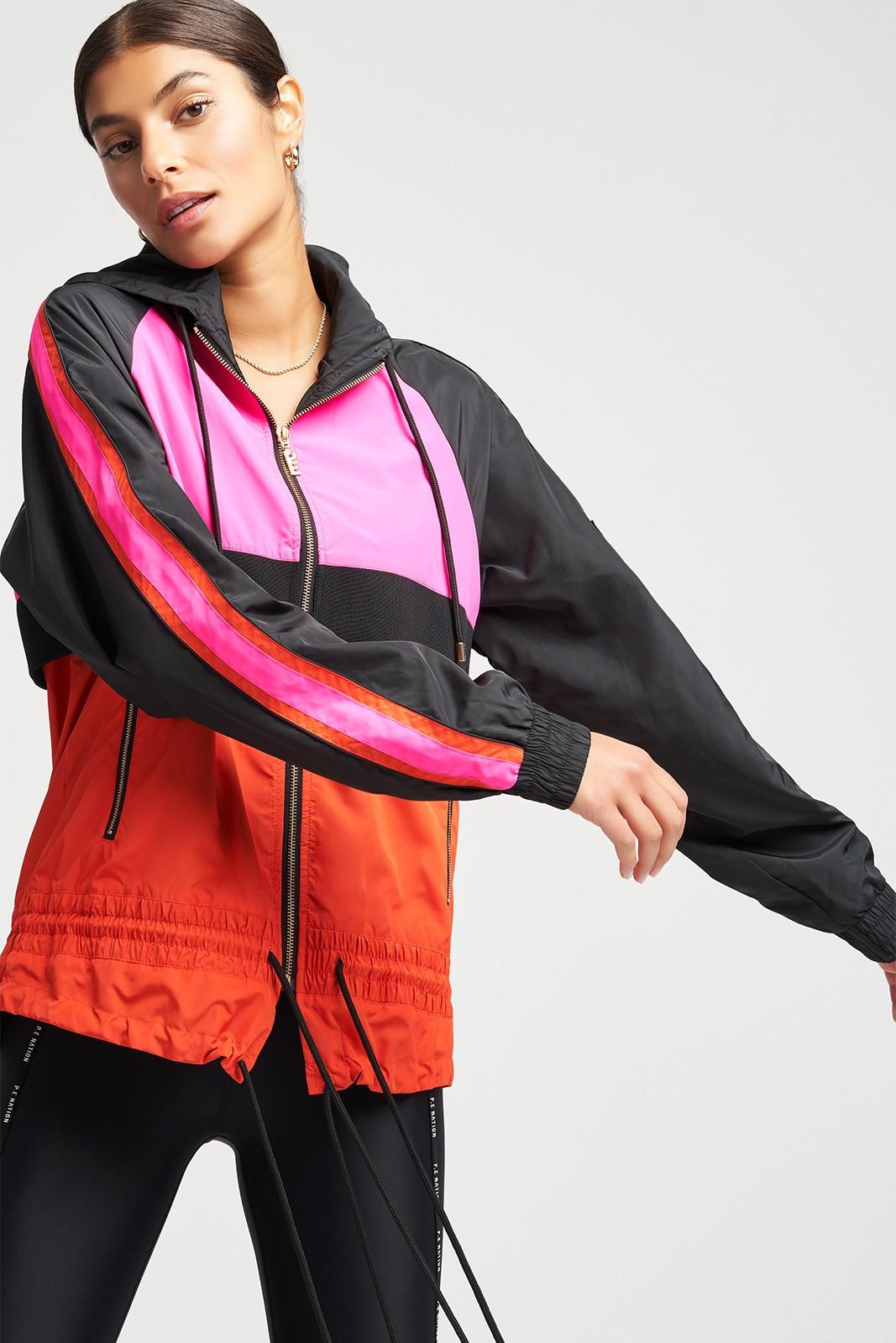 P.E Nation Synthetic Man Down Jacket in Pink Bright (Pink) - Lyst