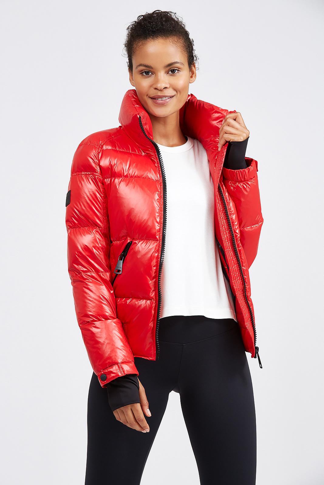 Lyst - Sam. Freestyle Bomber Jacket in Red