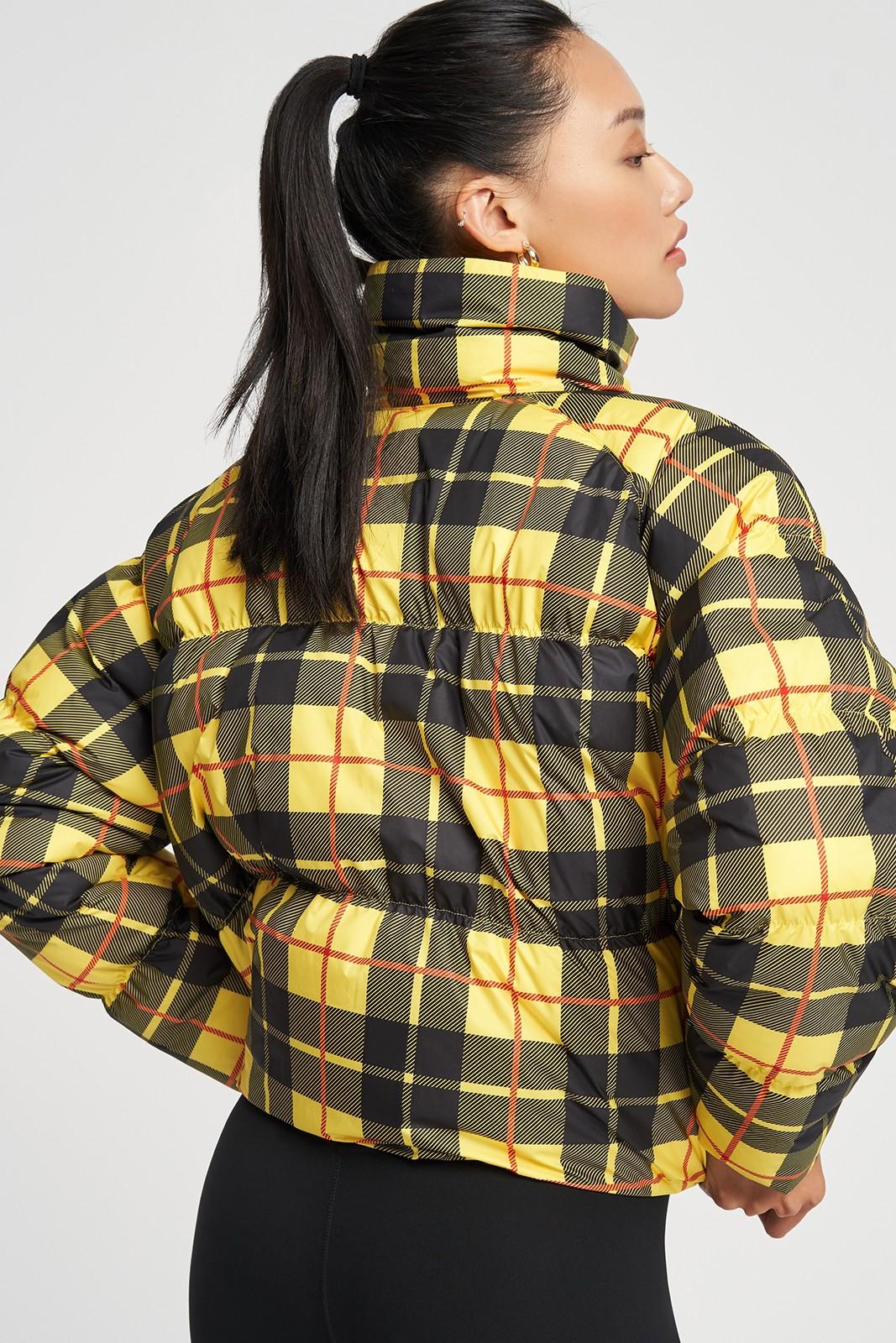 nike plaid dress yellow