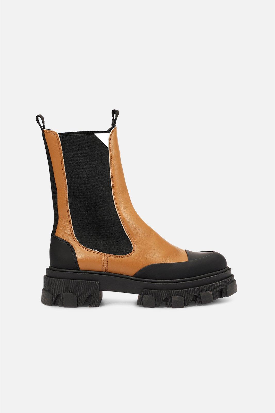 ganni midcalf boots