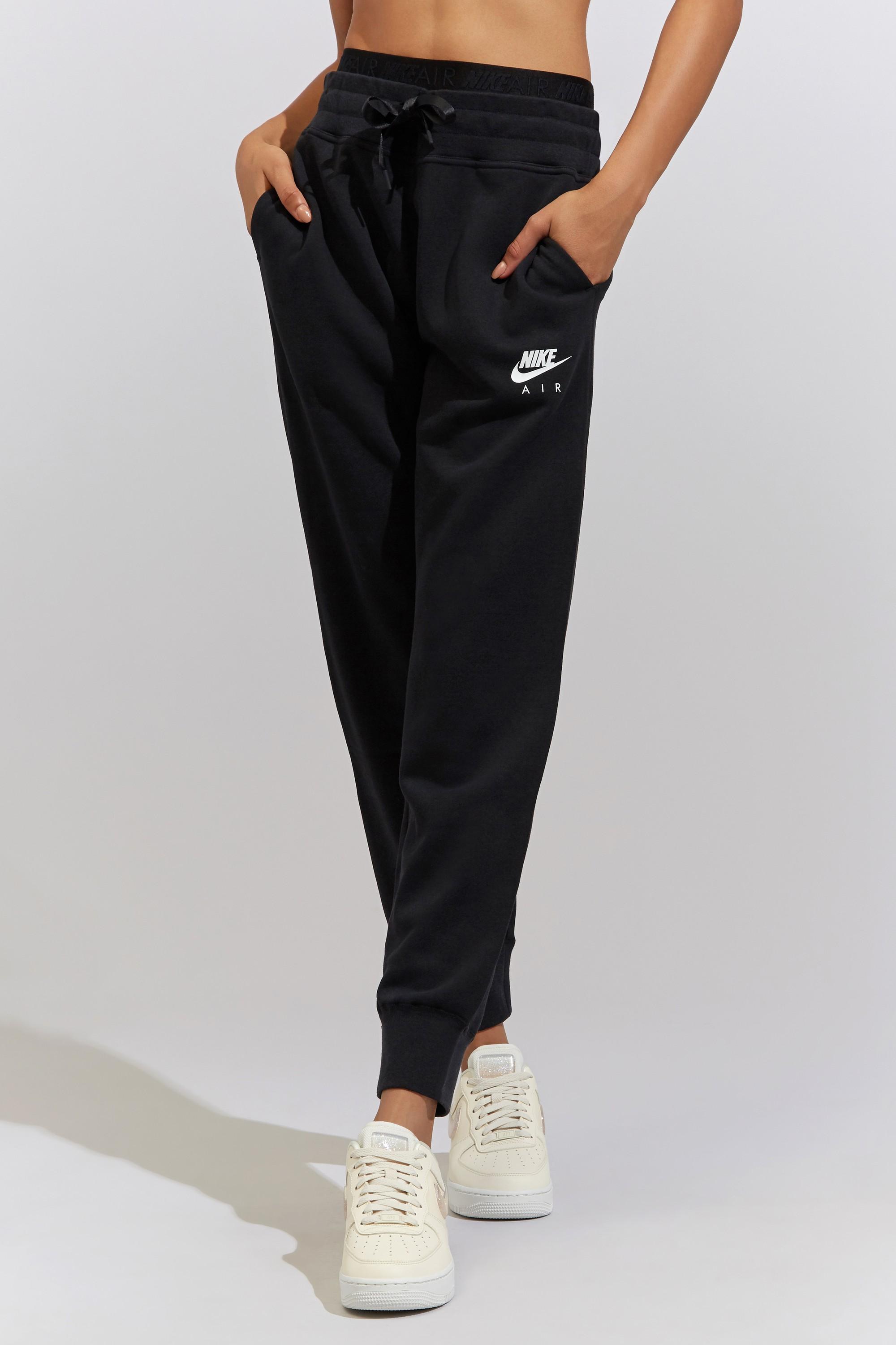 Nike Air Fleece Pants in Black/White (Black) - Lyst