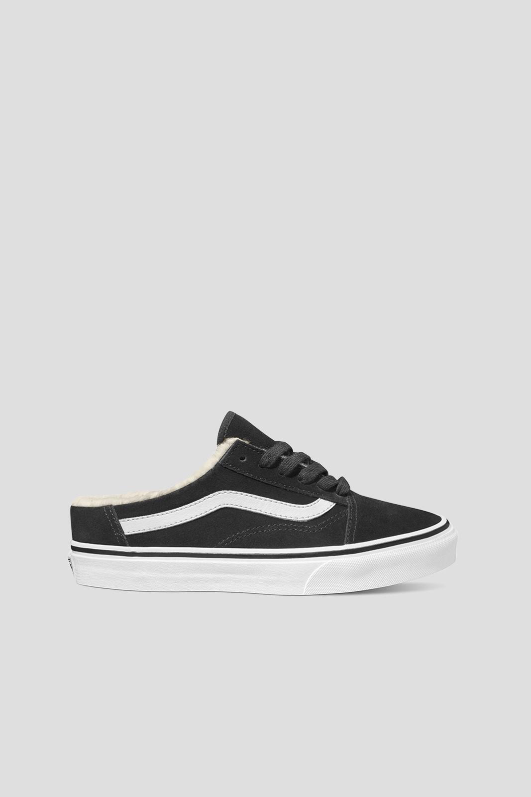 suede old skool mule