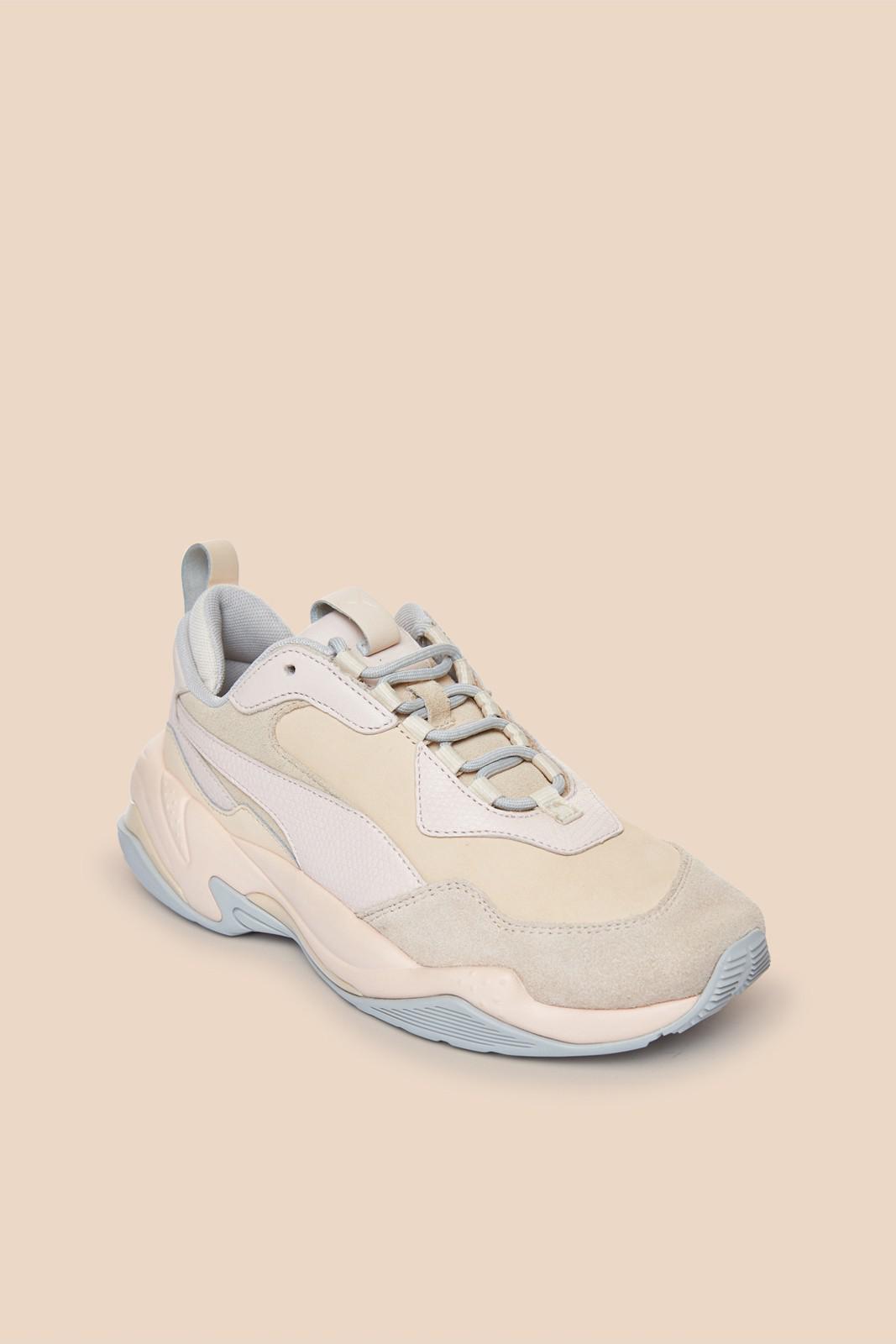 Puma Leather Thunder Desert Sneakers In Beige Natural Lyst Puma Leather Thunder Desert Sneakers In Beige Natural Lyst