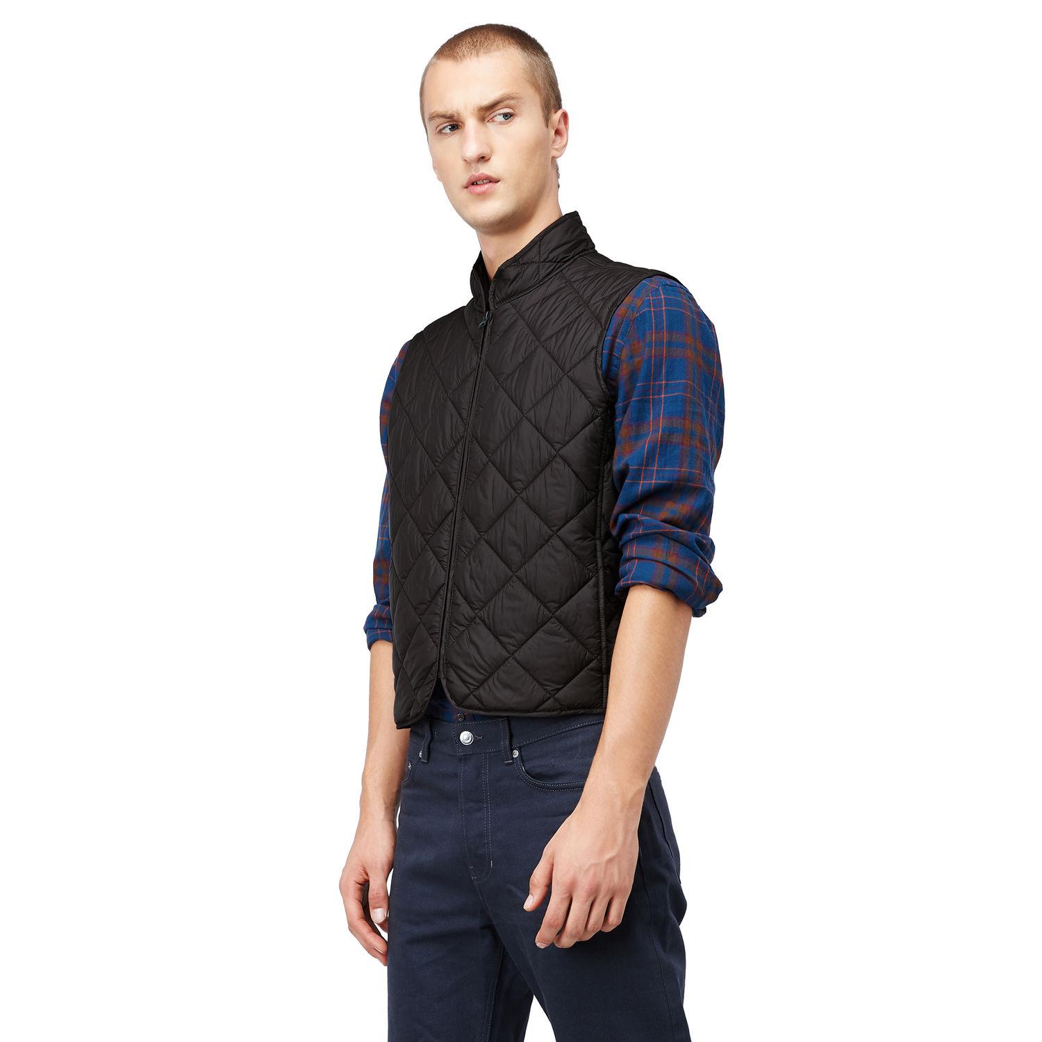 Baracuta Synthetic Quilted Vest in Faded Black (Black) for Men - Lyst