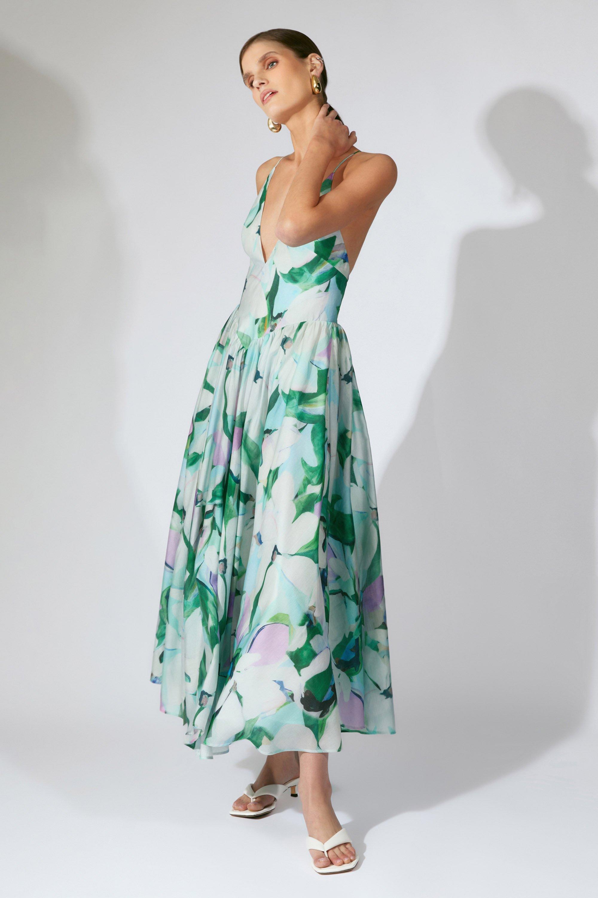 chinese dress ladies Amazon.com: BARDOT Yve Halter Maxi Dress for Women main image 1