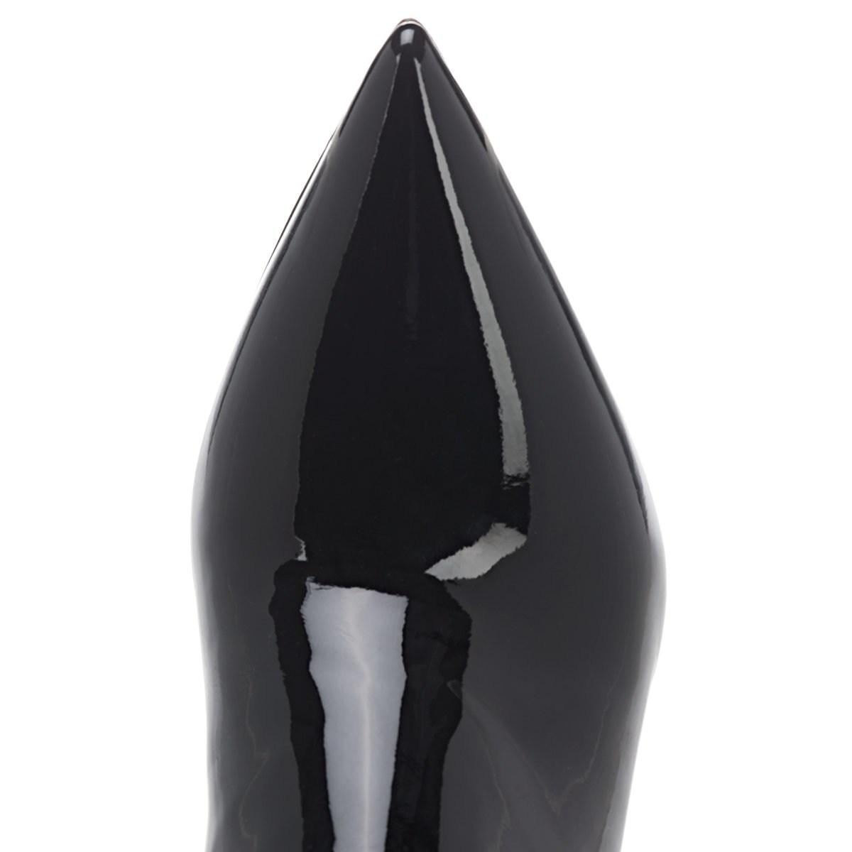 prada patent leather booties
