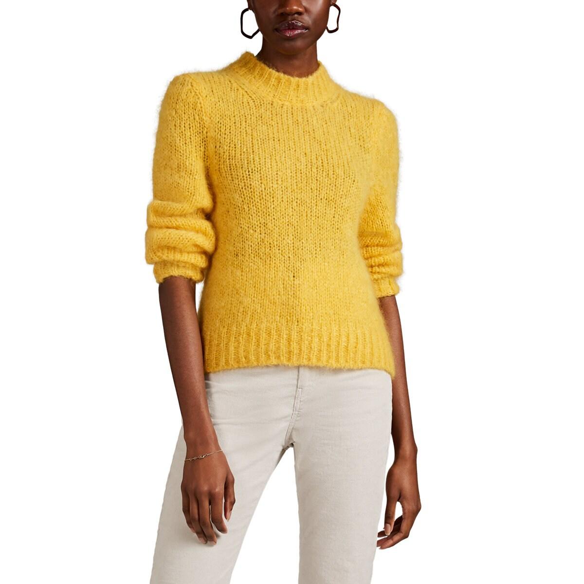Isabel Marant Synthetic Ivah Mohair-blend Mock-turtleneck Sweater in ...