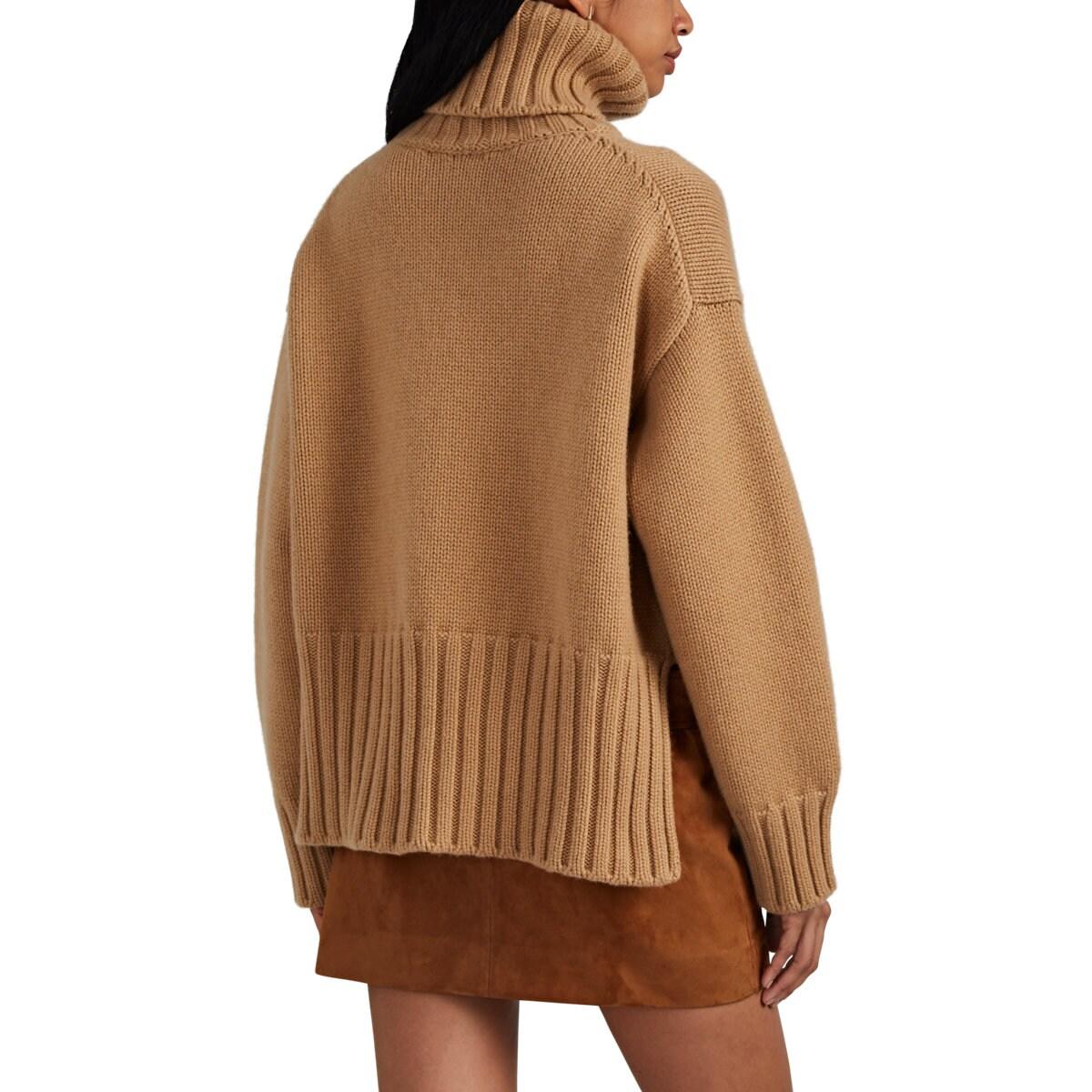 Prada Cashmere Oversized Turtleneck Sweater - Lyst