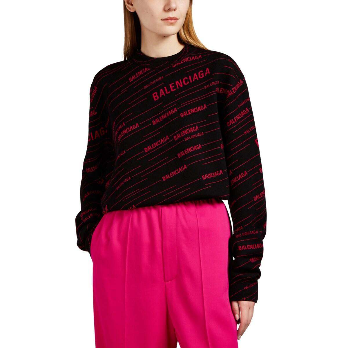 balenciaga jacquard sweater