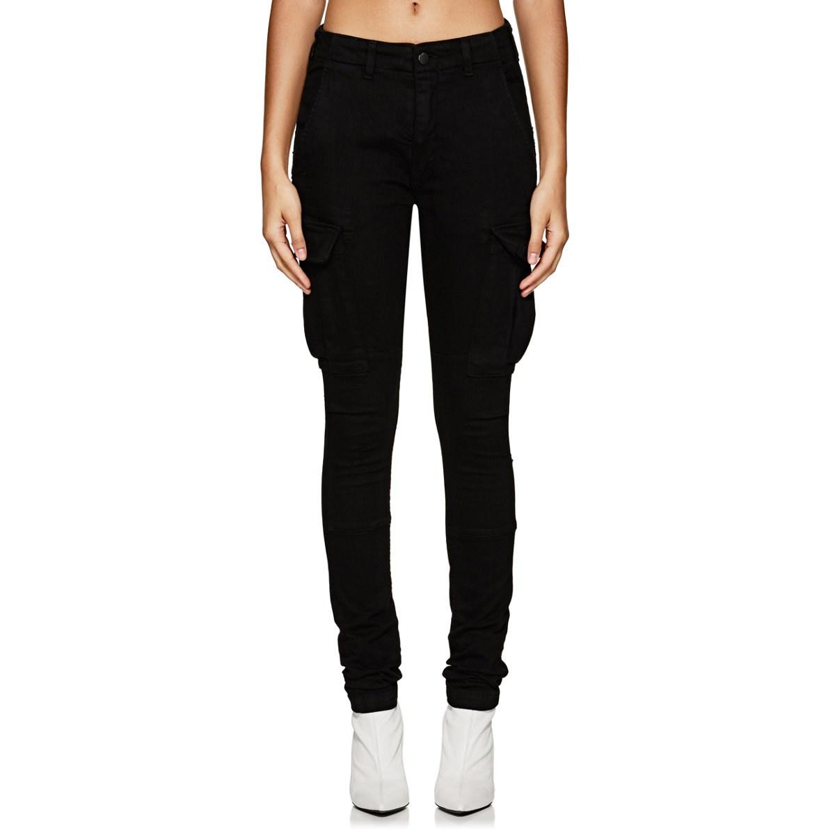 cargo jeans black womens