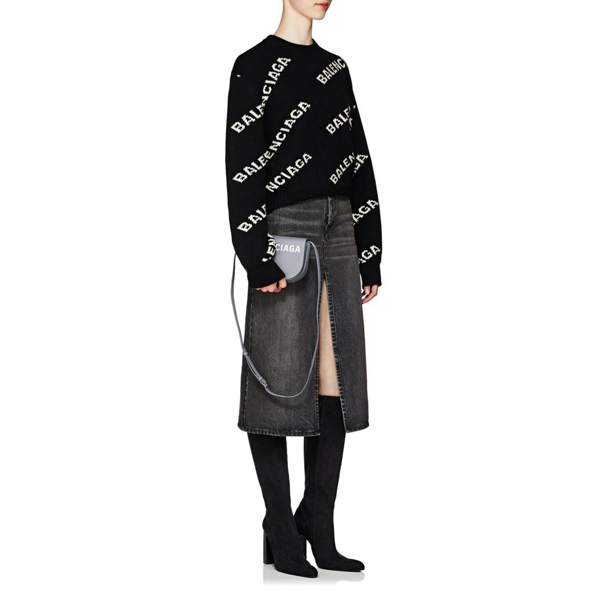 balenciaga jacquard sweater