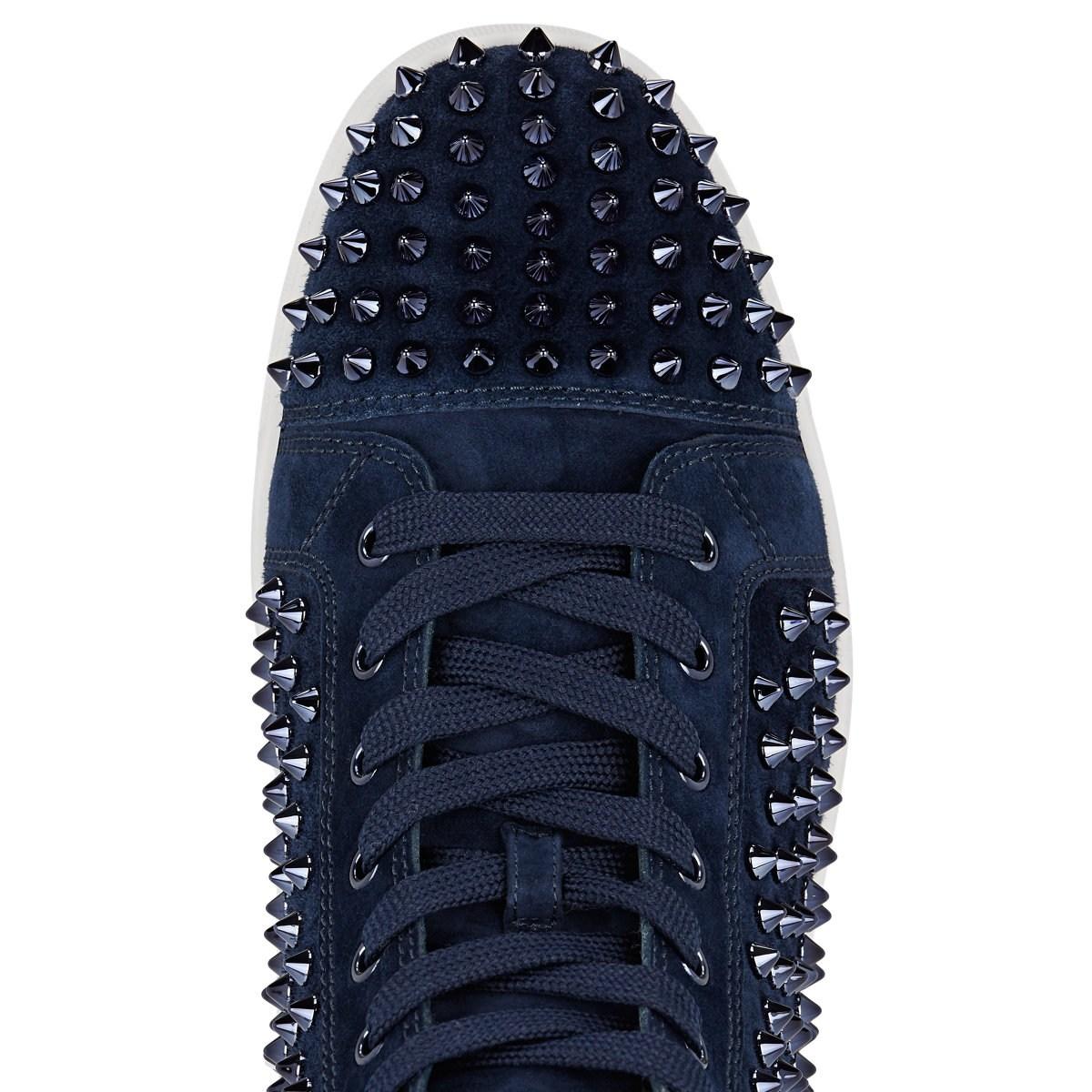 suede louboutin sneakers
