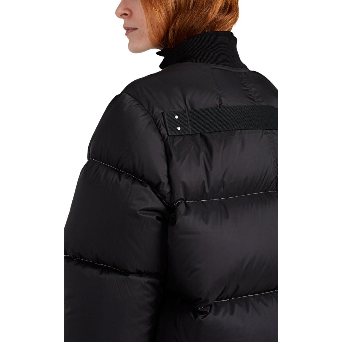 Rick Owens Canvas Dégradé Down-quilted Crop Bomber Jacket in Black - Lyst