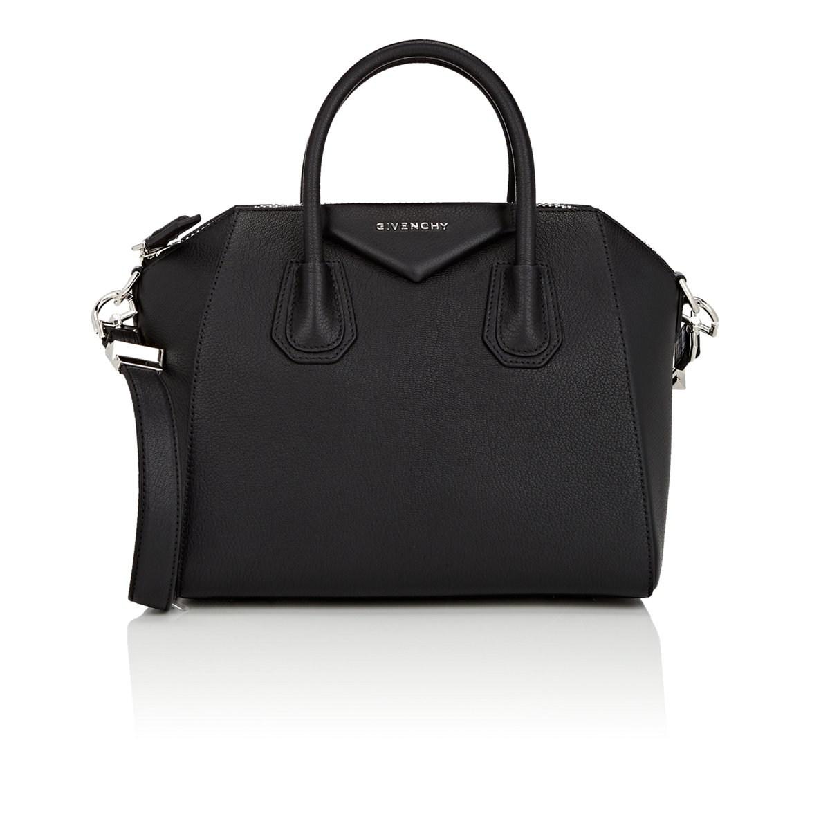 Givenchy Antigona Small Leather Duffel Bag in Black - Lyst