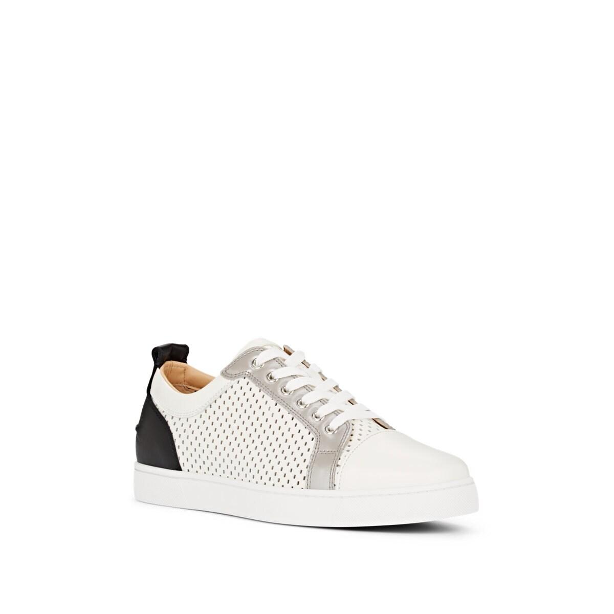louboutin louis junior white