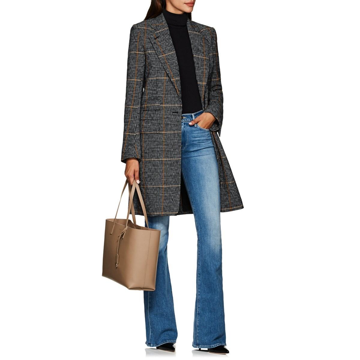 Saint Laurent East-west Shopper Leather Tote Bag in Cream (Natural) - Lyst