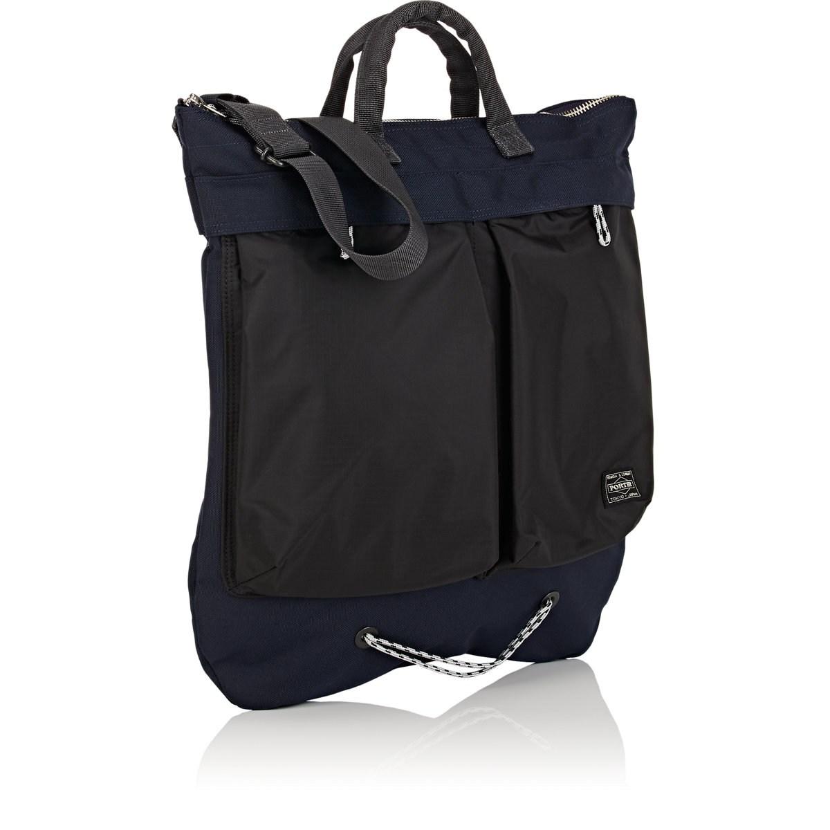 Porter Canvas Helmet Tote Bag in Navy (Blue) for Men Lyst