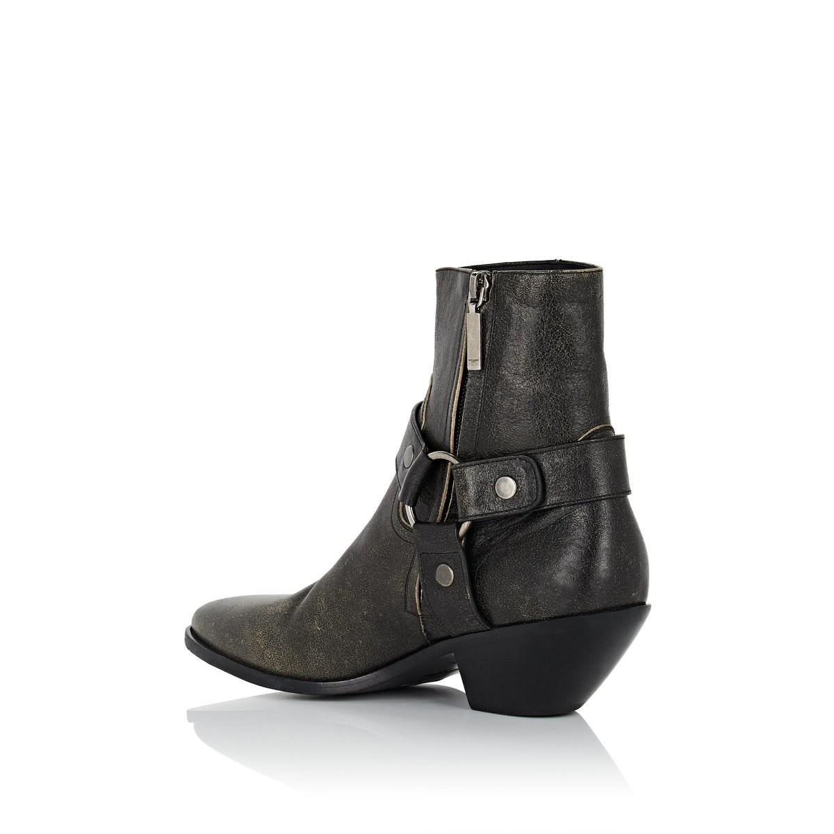 saint laurent harness boots