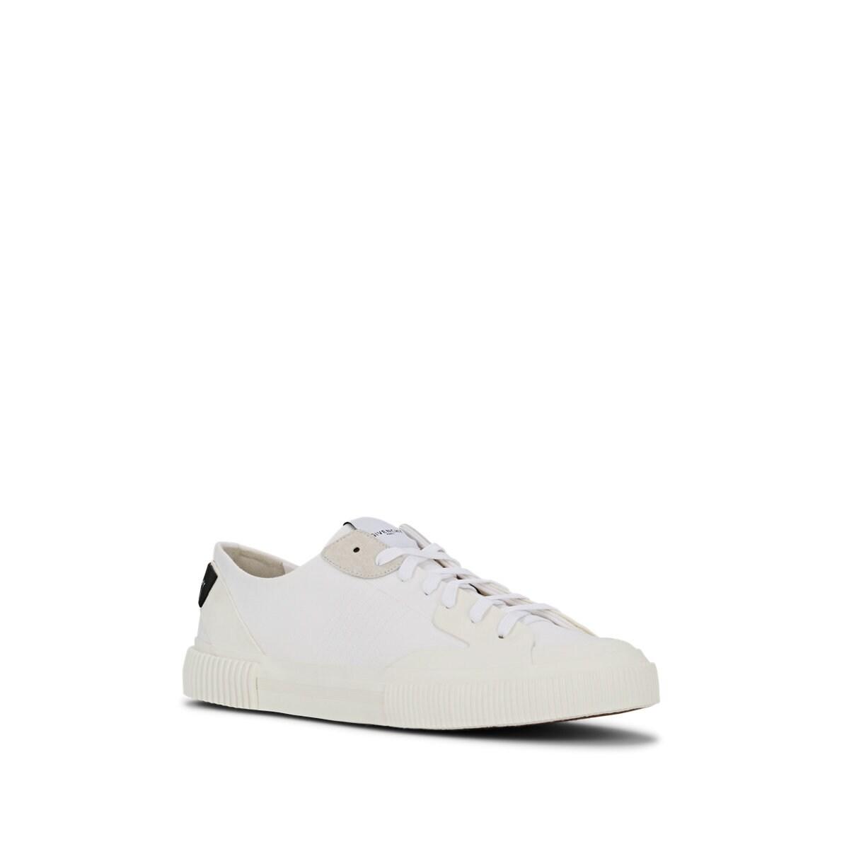 givenchy chain tennis light low sneakers in canvas
