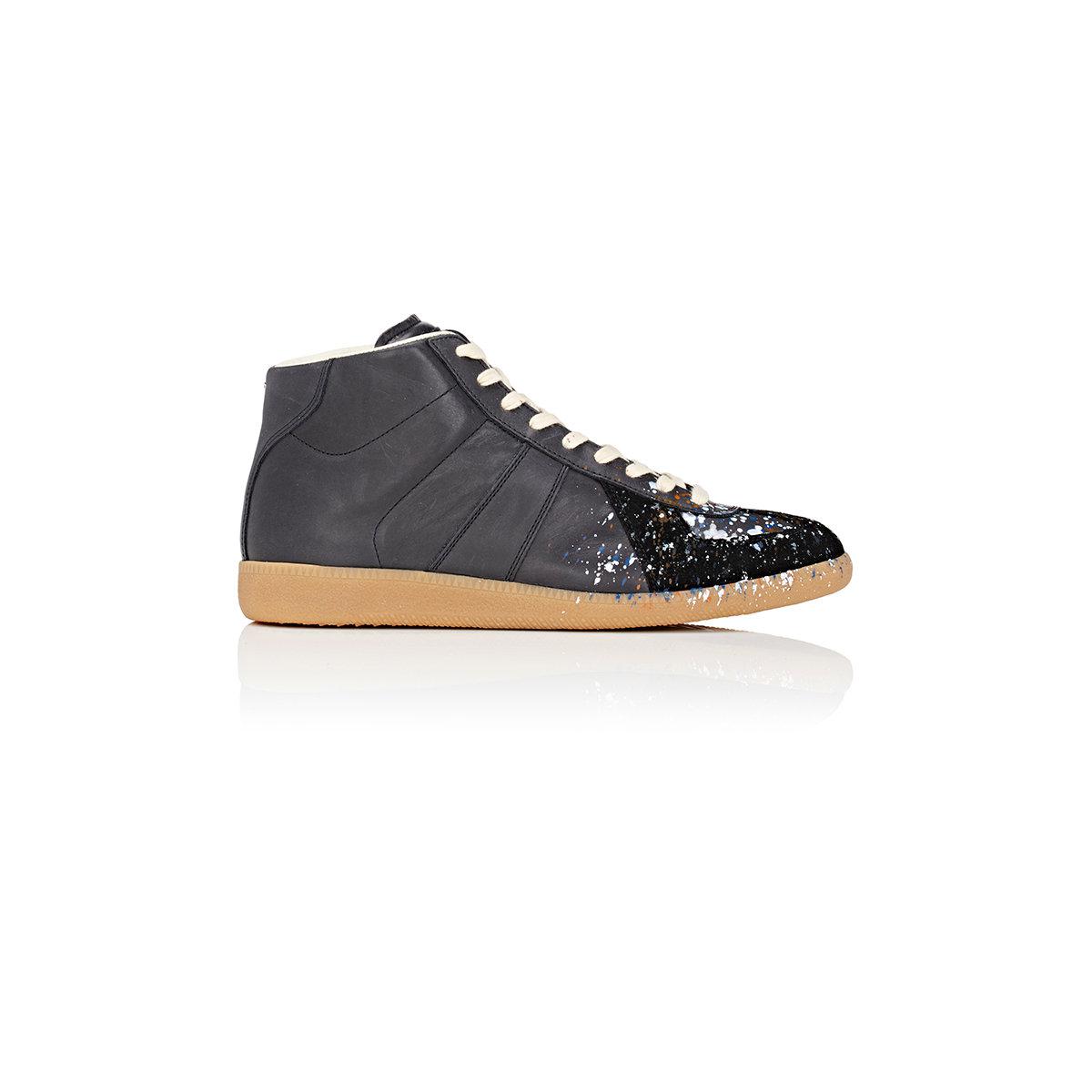 Black Paint Splatter Margiela Sneakers Black Paint Splatter Margiela Sneakers