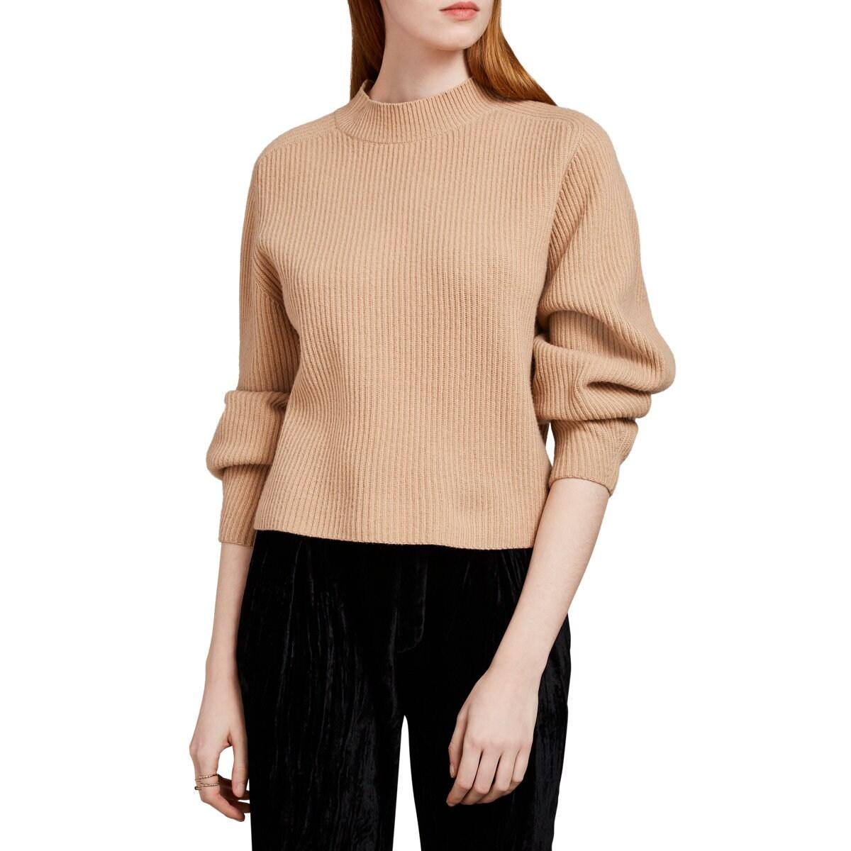 Chloé Woolcashmere Crewneck Sweater in lt.Brown (Brown) Lyst